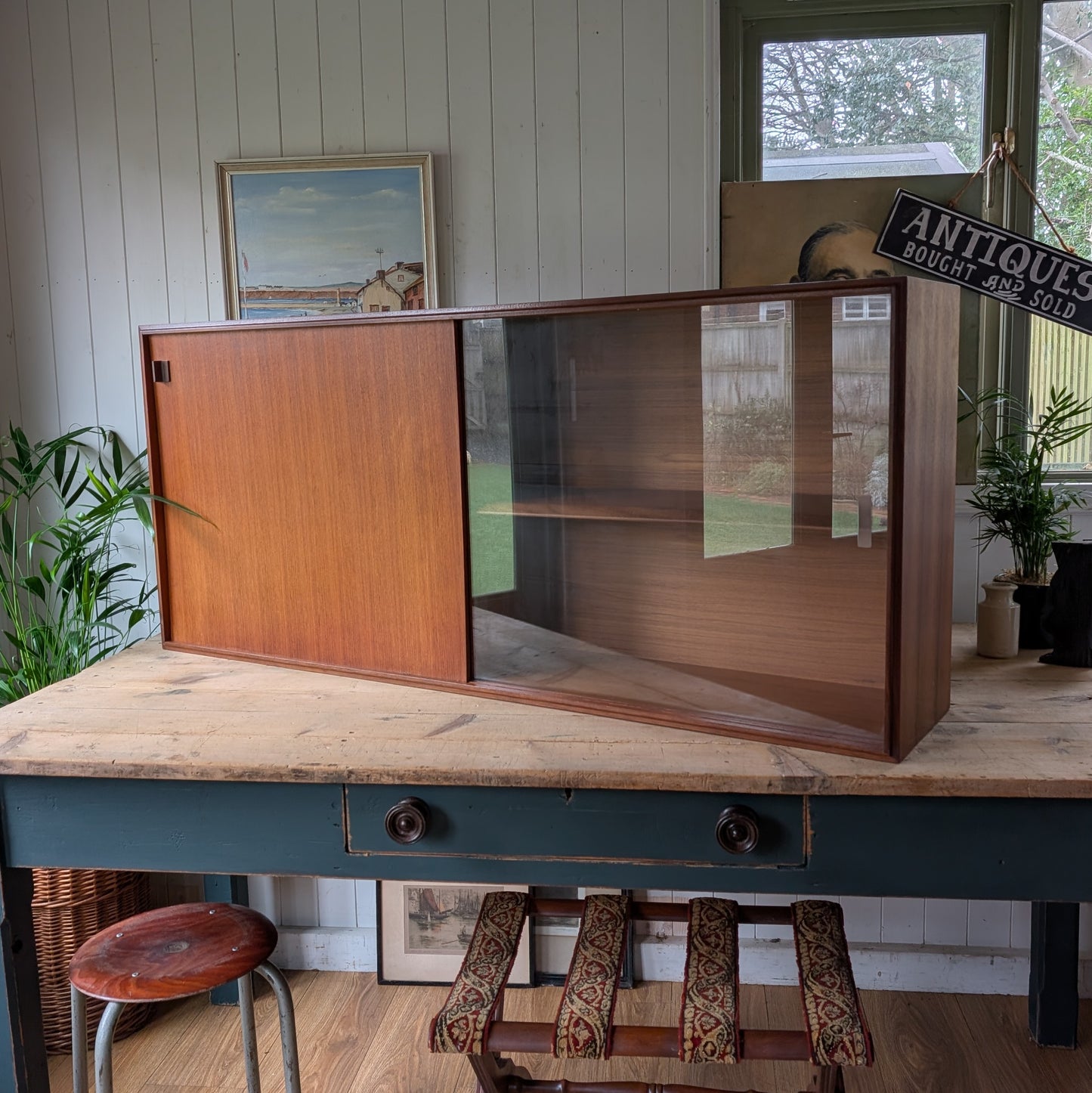 Mid Century Wall Hung Cabinet
