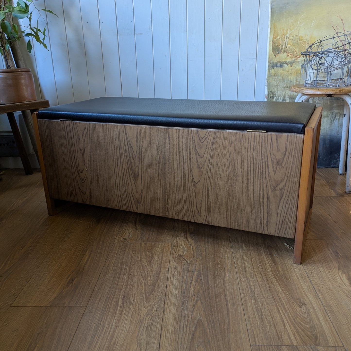 Mid Century Storage Bench