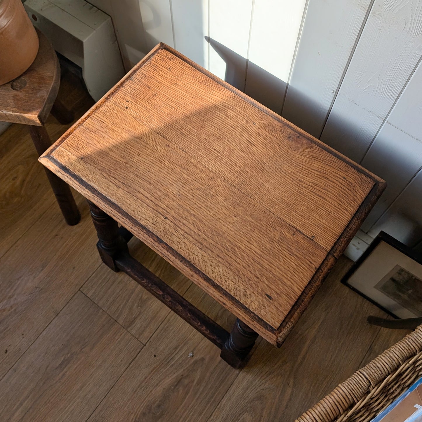 Rustic Oak Side Table