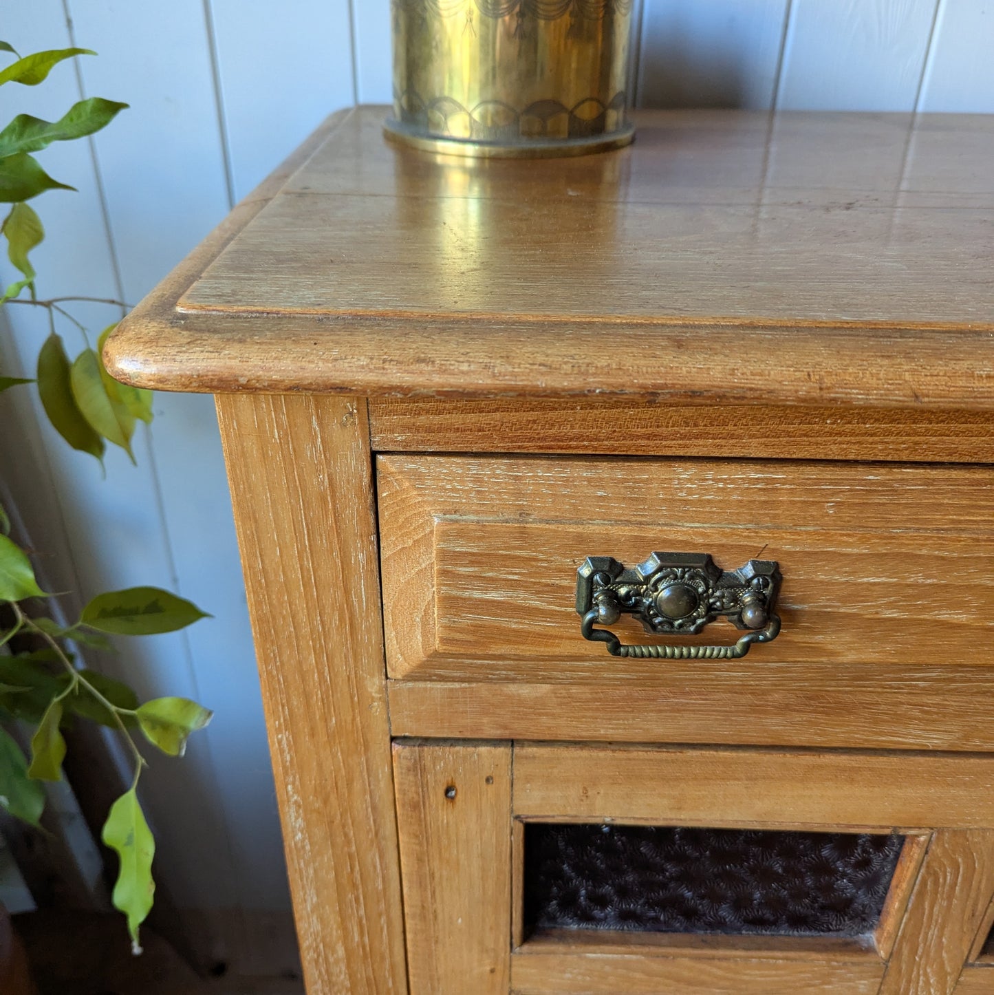 Small Arts and Crafts Glazed Cabinet