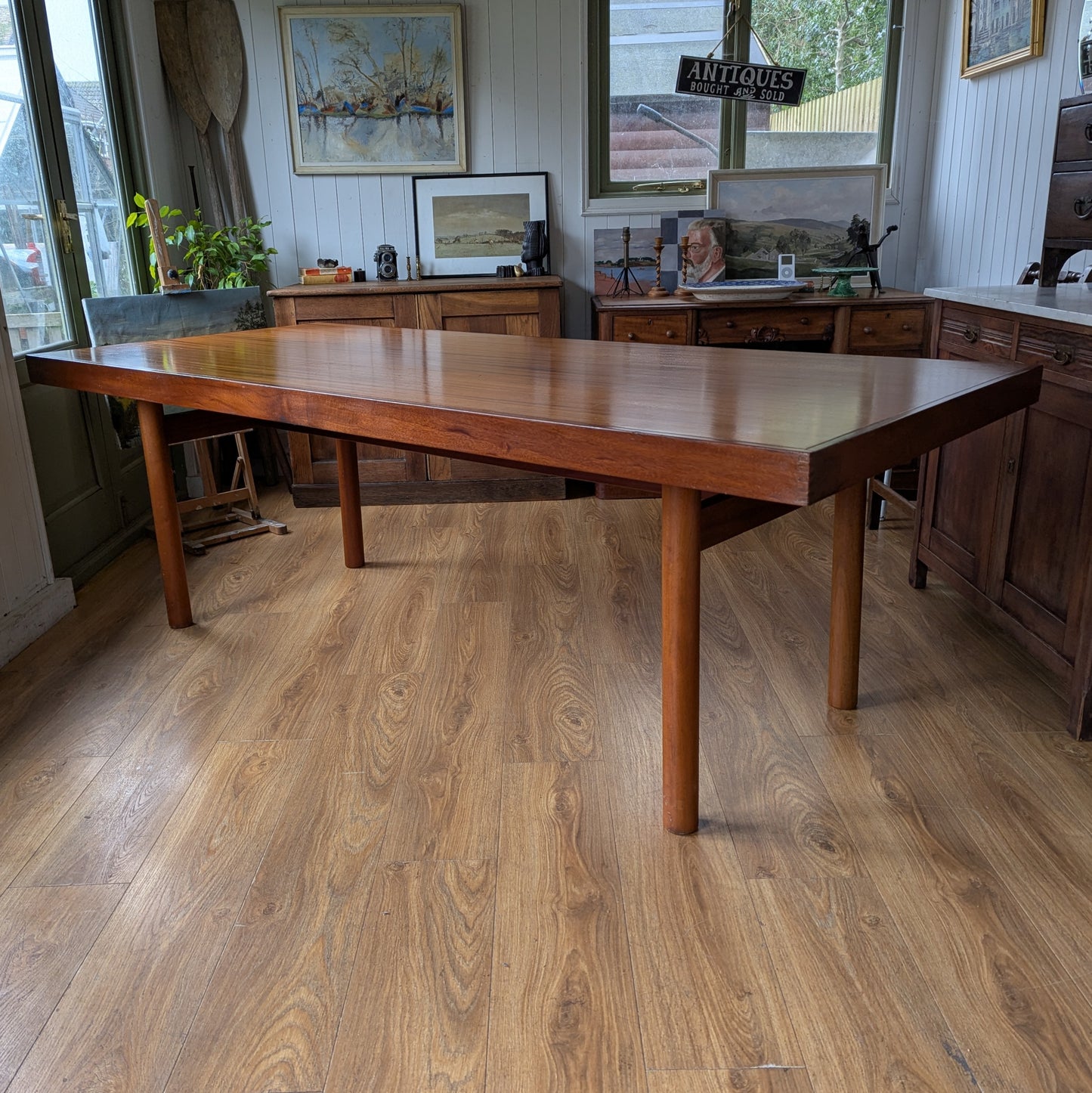 Mid Century Ministry of Defence Dining Table