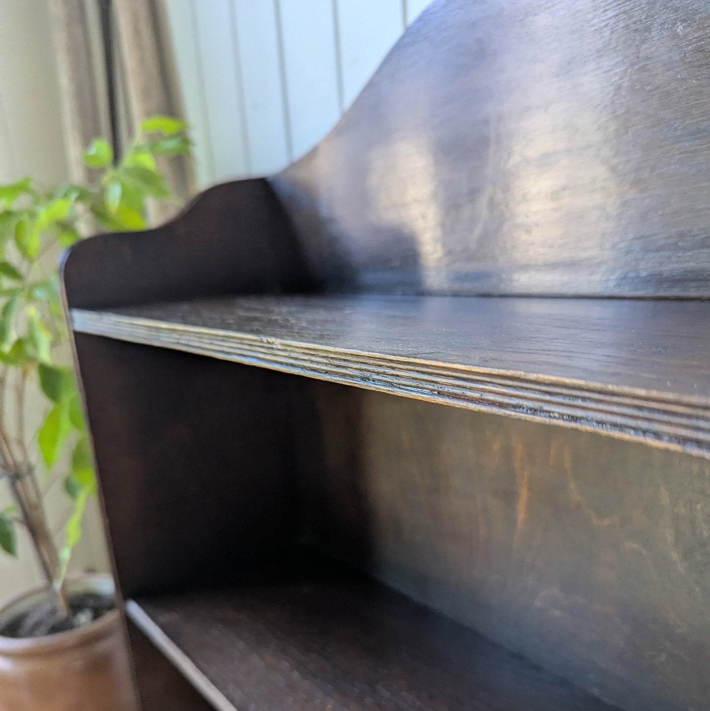 Small Antique Oak Bookcase