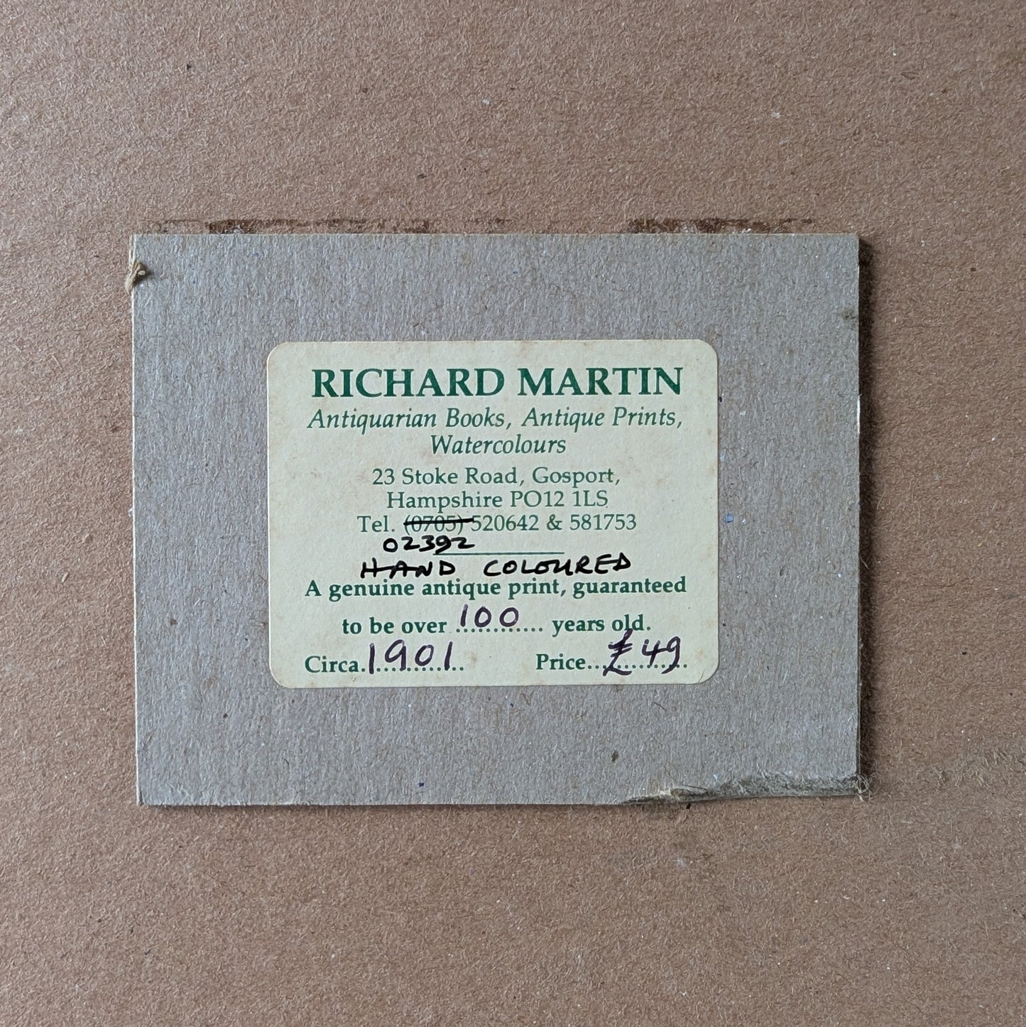 Pair of Antique Nautical Prints.