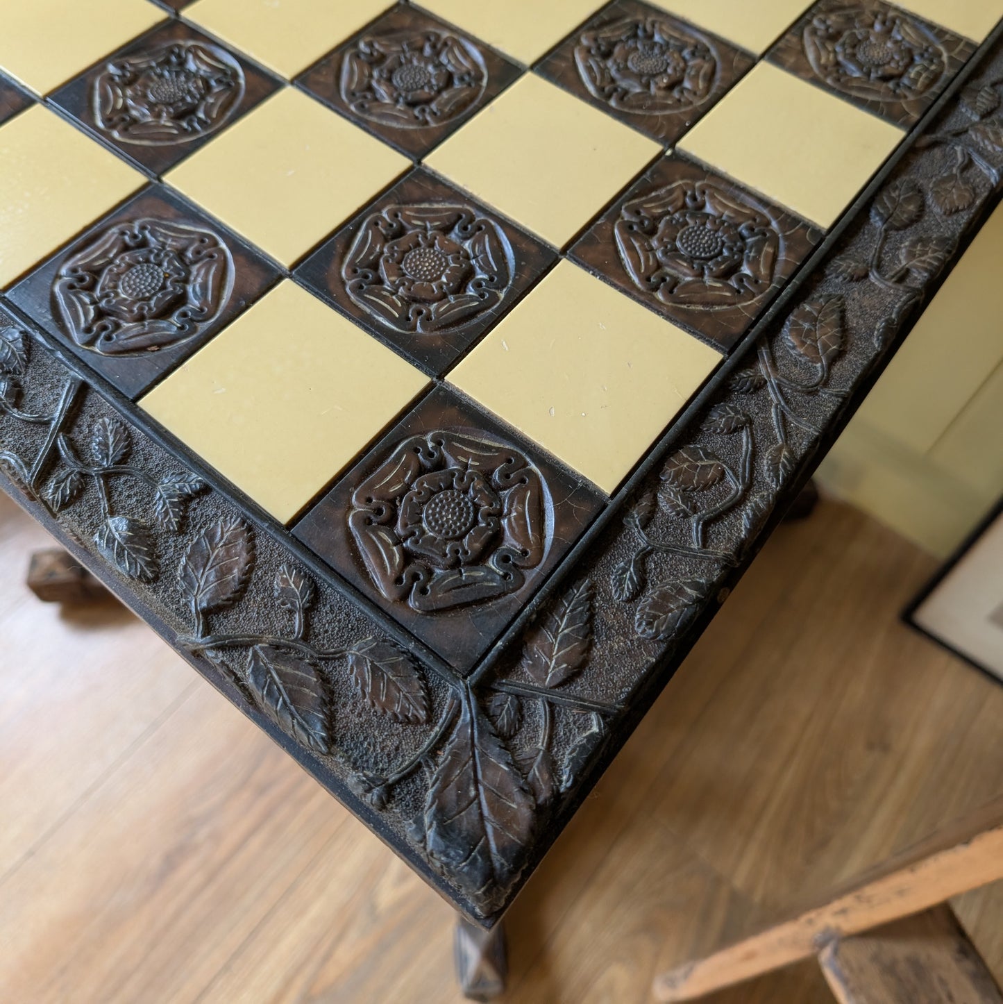 Antique Chess Table