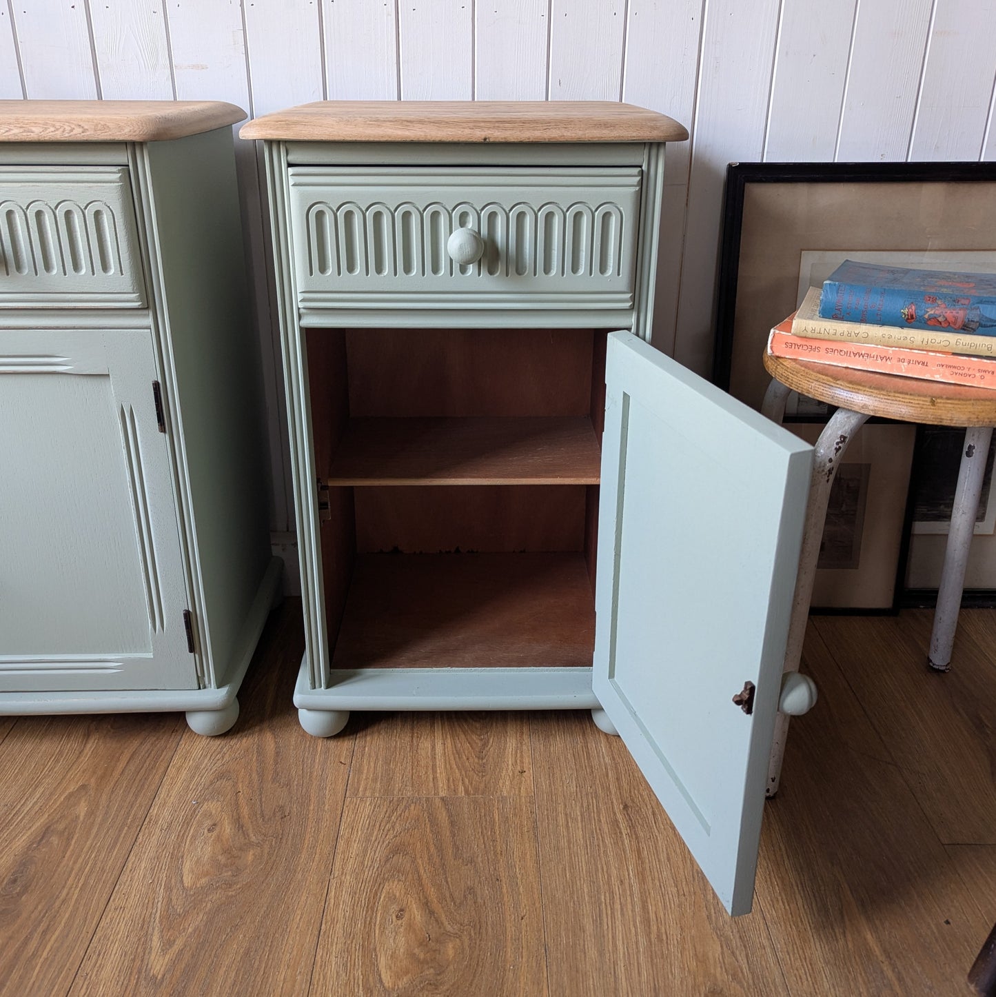 Pair of Vintage Bedside Tables
