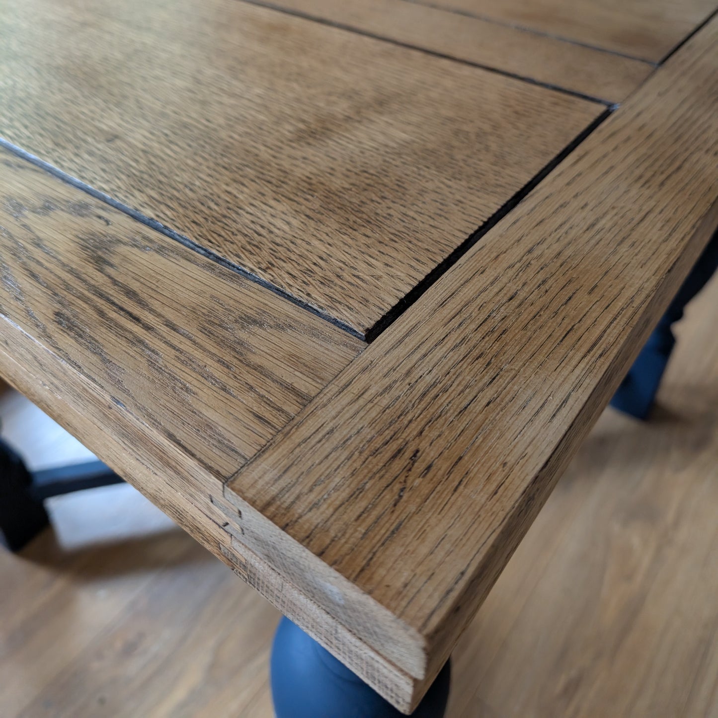 Small Oak Draw Leaf Table