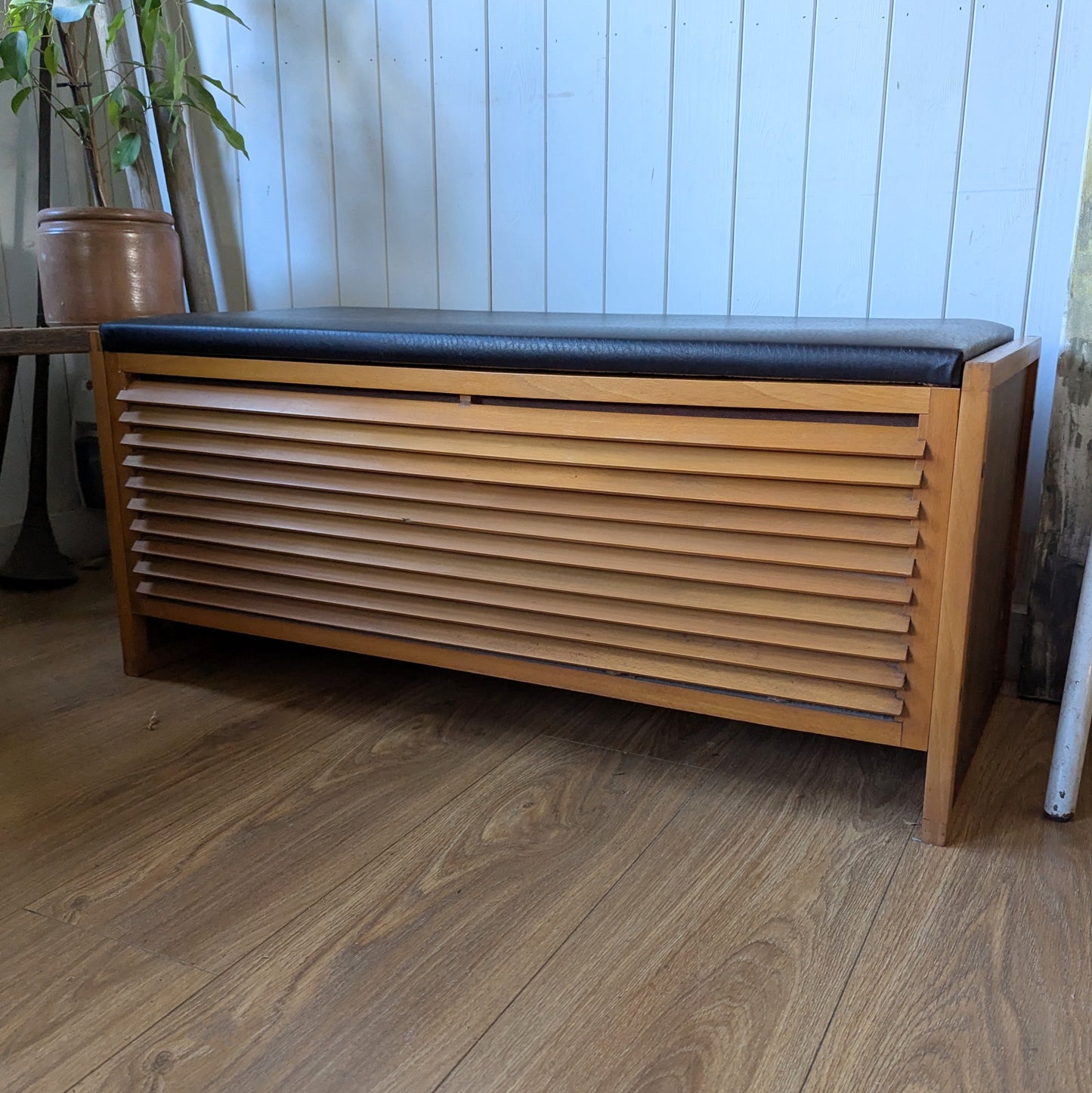 Mid Century Storage Bench