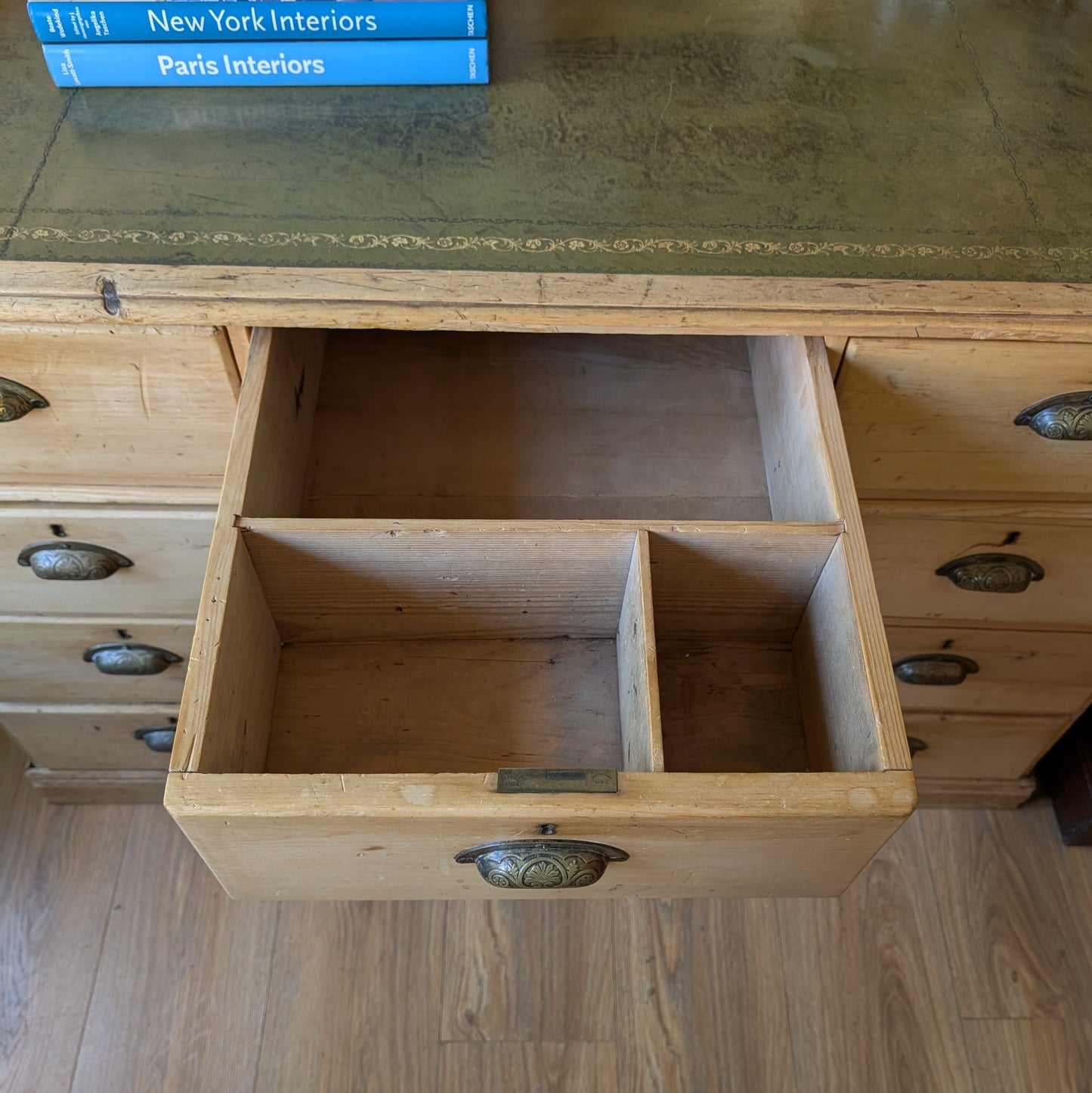 Rustic Victorian Pine Desk
