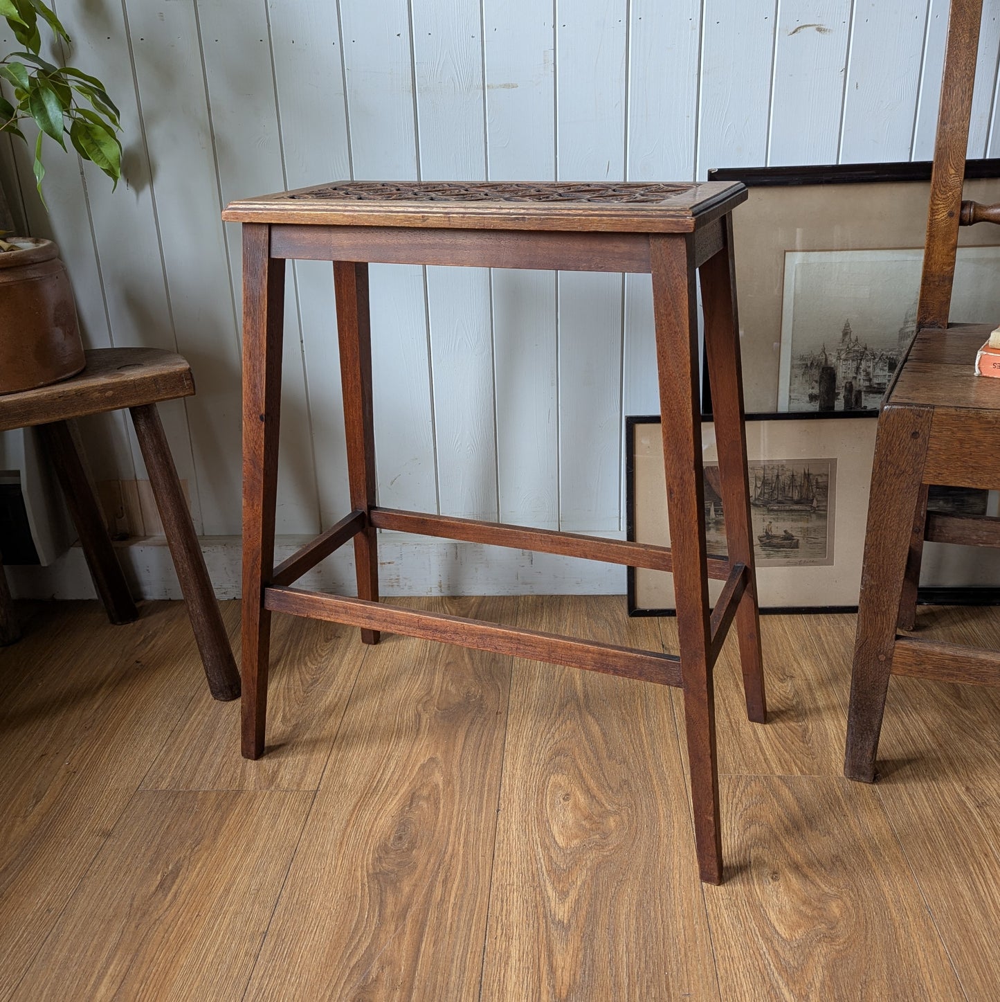 Victorian Gothic Revival Side Table