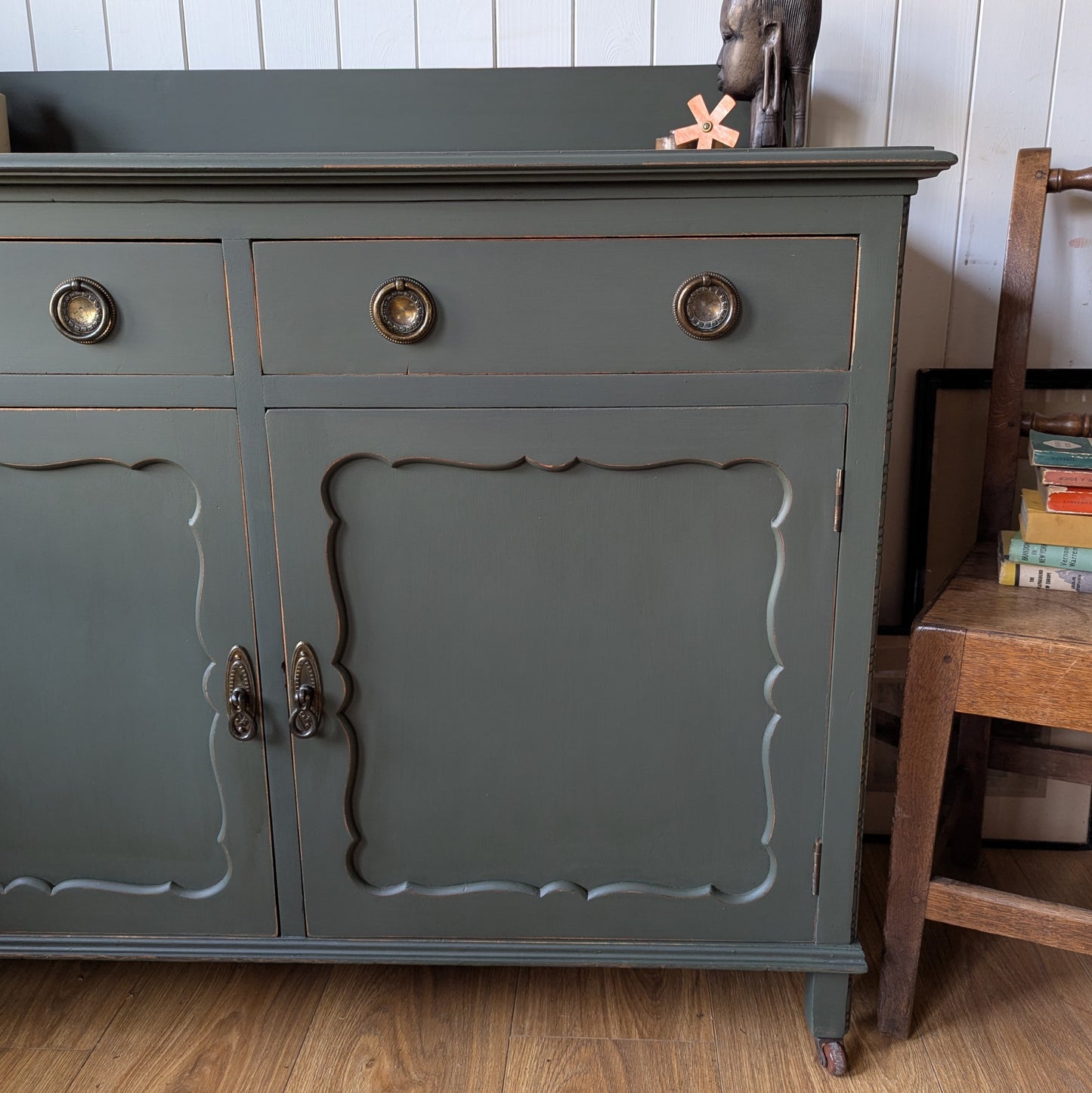 Painted Antique Cupboard