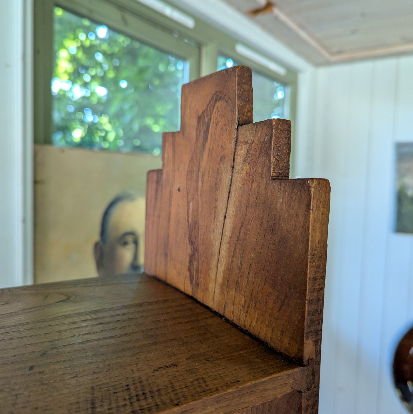 Small Oak Shelving Unit