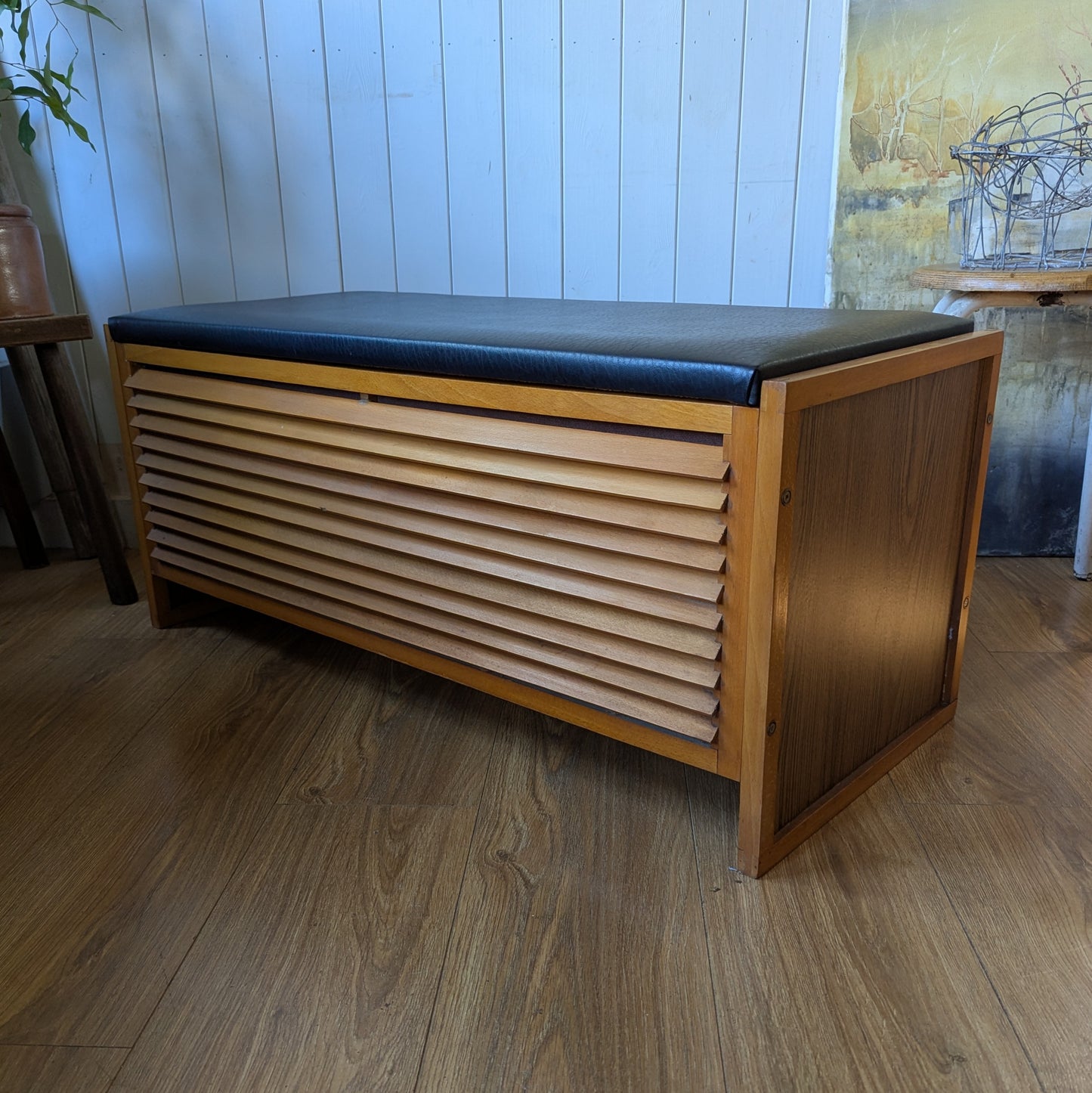 Mid Century Storage Bench