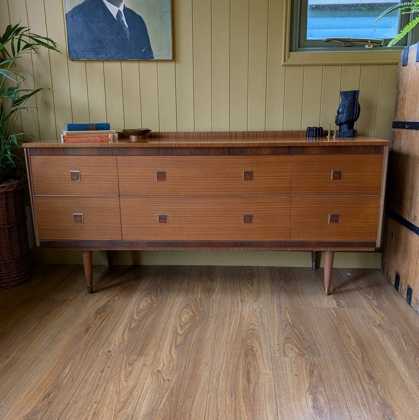 Long and Low Mid Century Drawer Unit