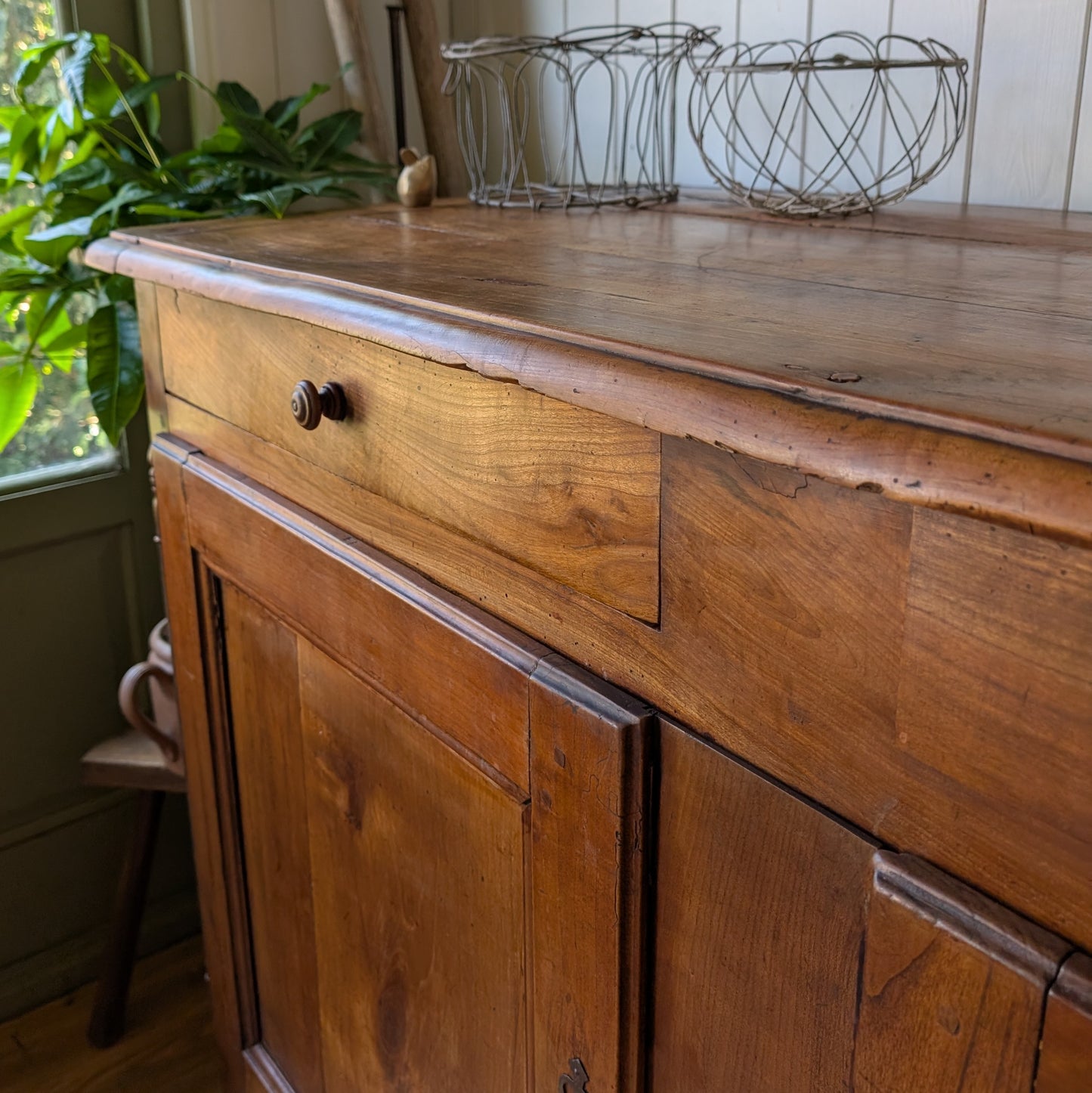 Large Rustic French Cupboard