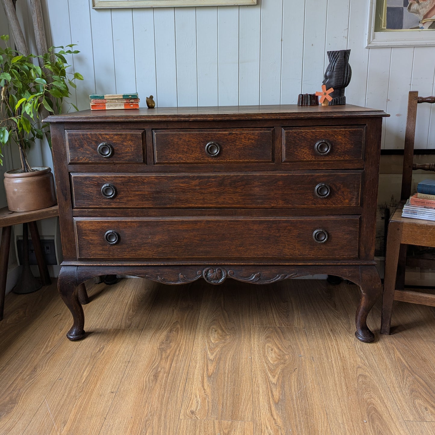 Antique Oak Chest of Drawers