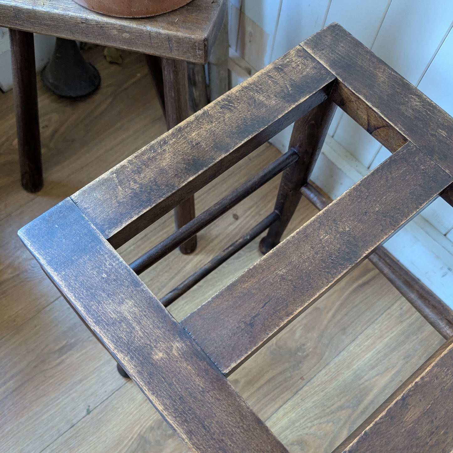 Antique Luggage Stand