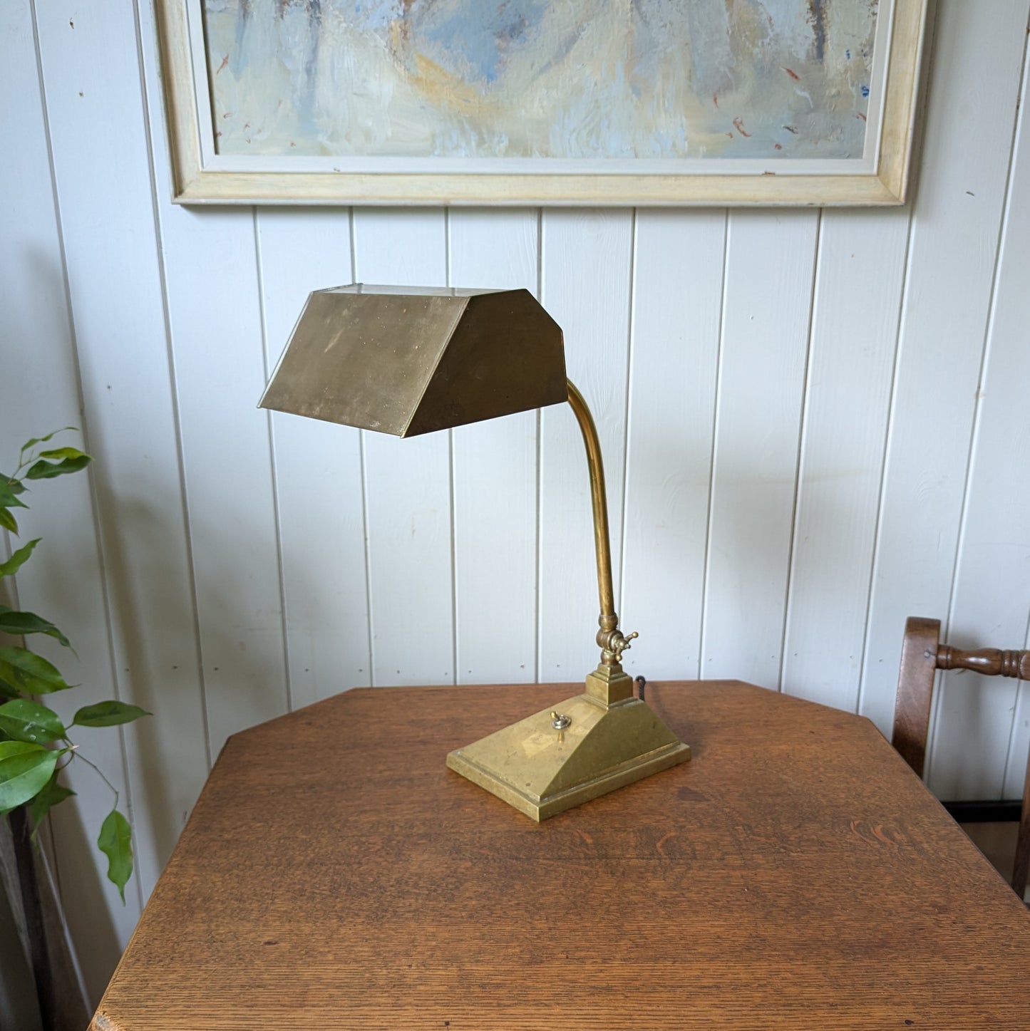 Antique Brass Desk Lamp