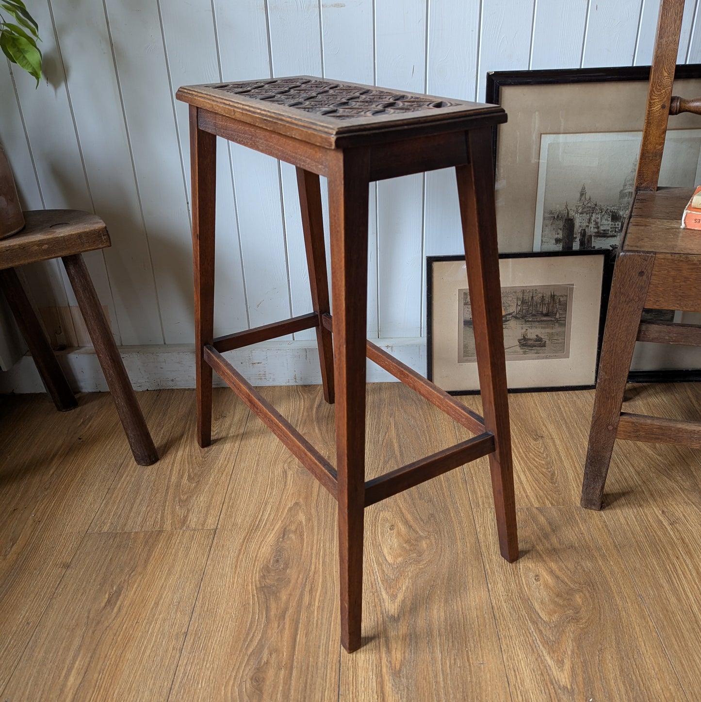 Victorian Gothic Revival Side Table