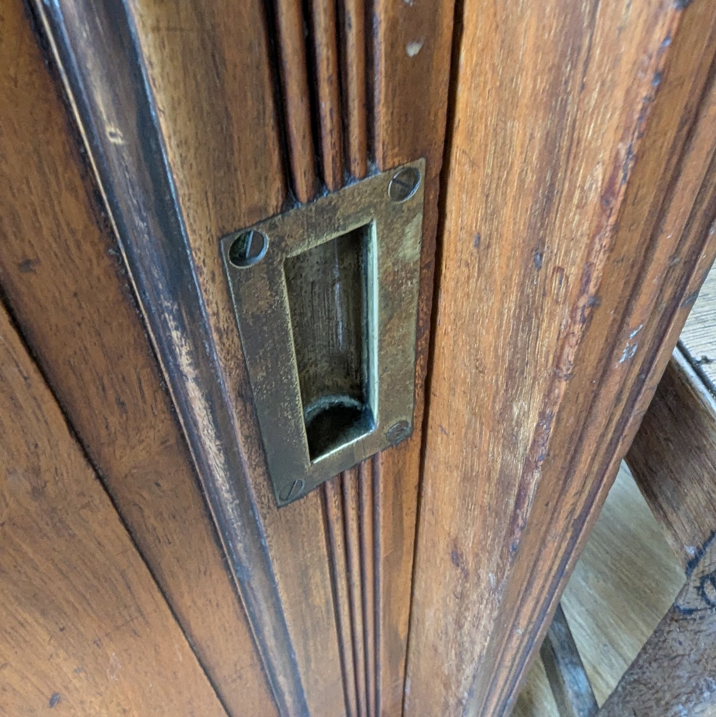 Victorian Cupboard with Sliding Doors