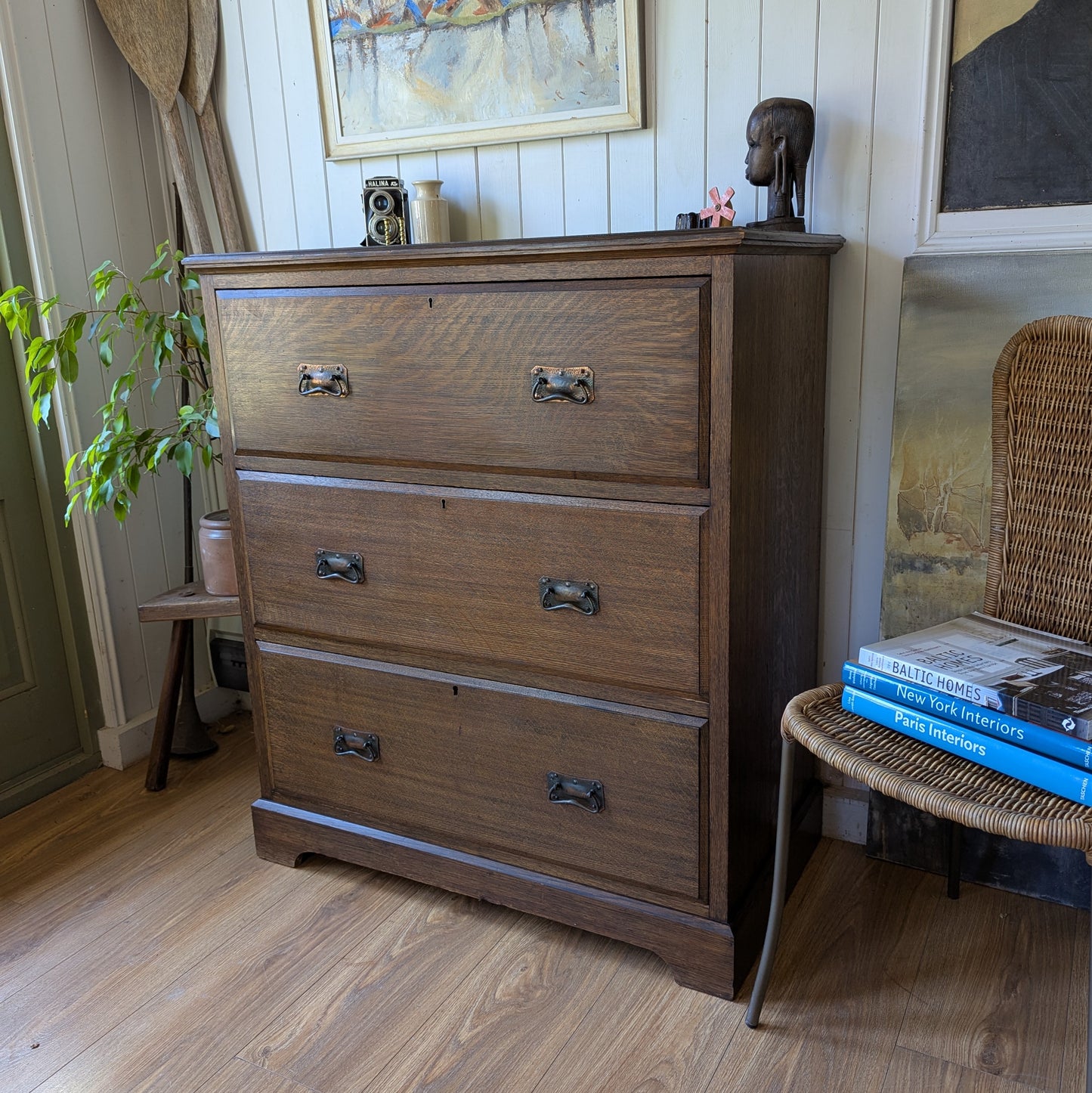Antique Oak Chest of Drawers