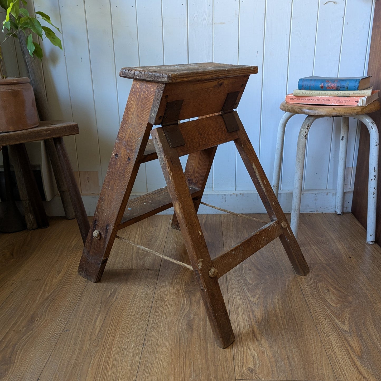 Small Antique Step Ladder