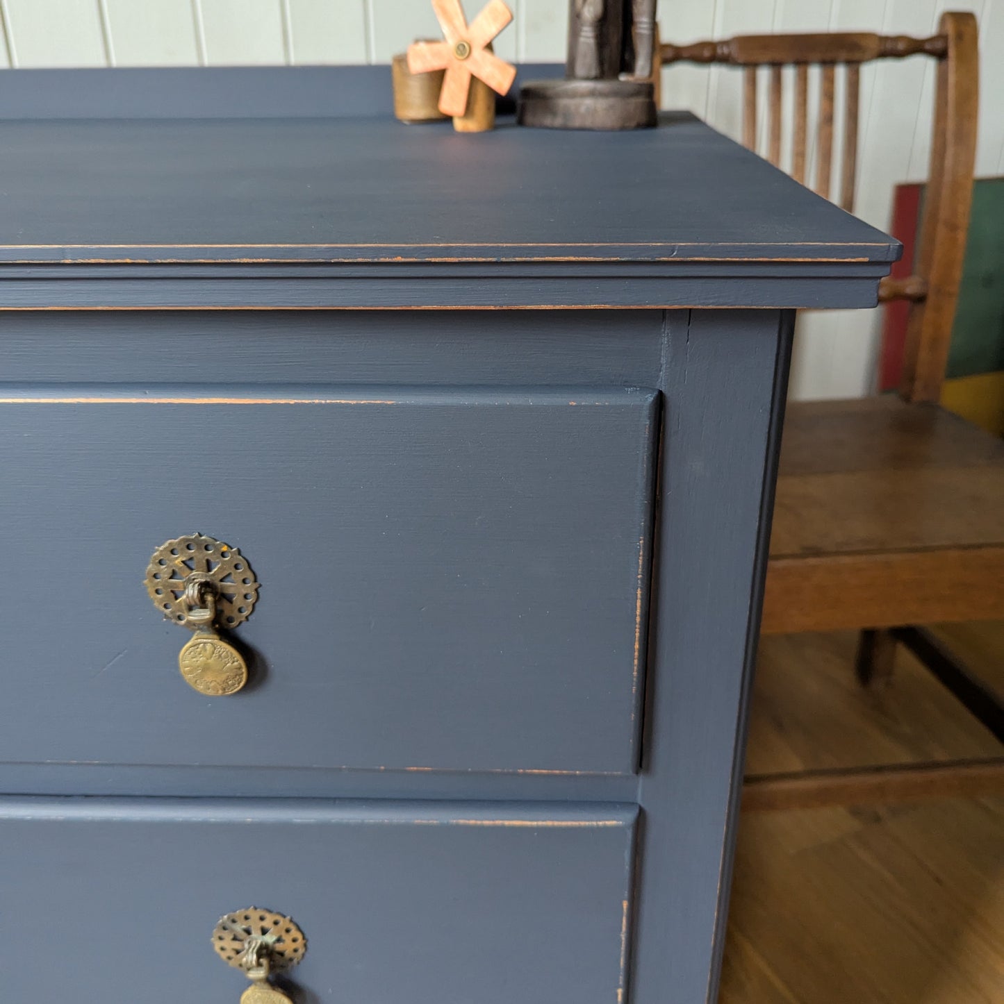 Small Painted Antique Chest of Drawers