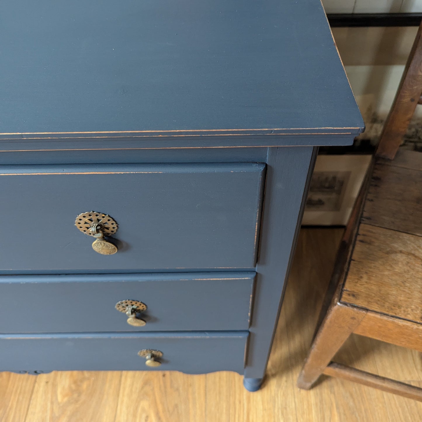 Small Painted Antique Chest of Drawers