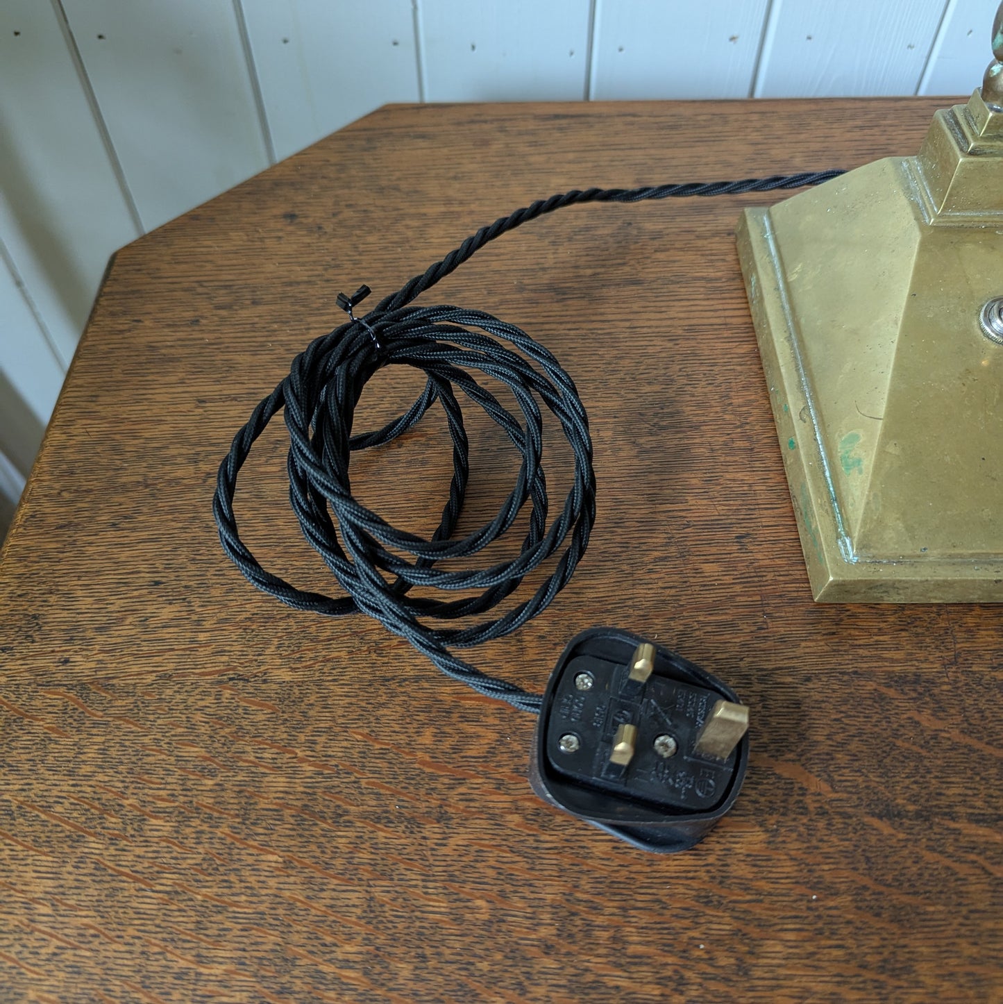 Antique Brass Desk Lamp