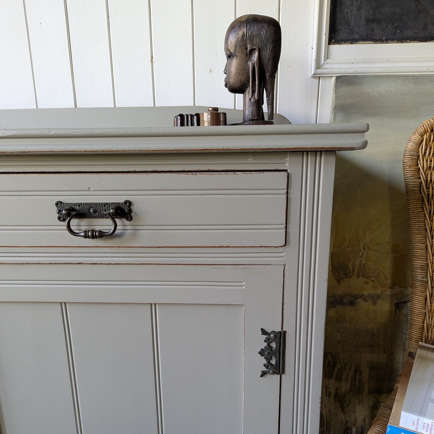Painted Antique Cupboard