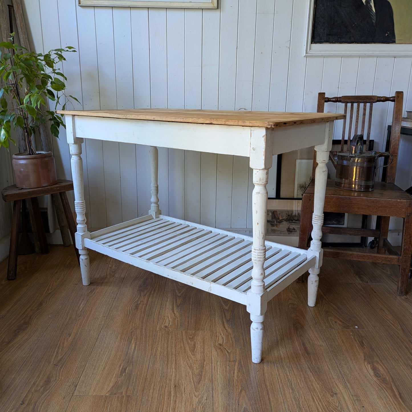Rustic French Kitchen Island