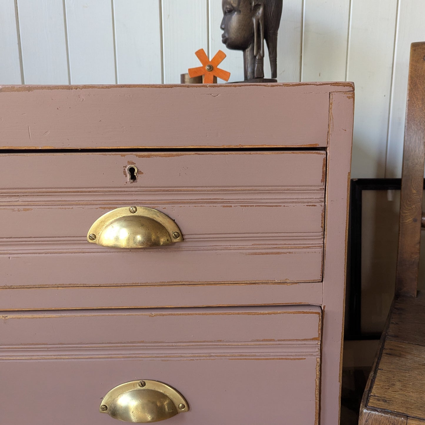 Small Painted Antique Chest of Drawers