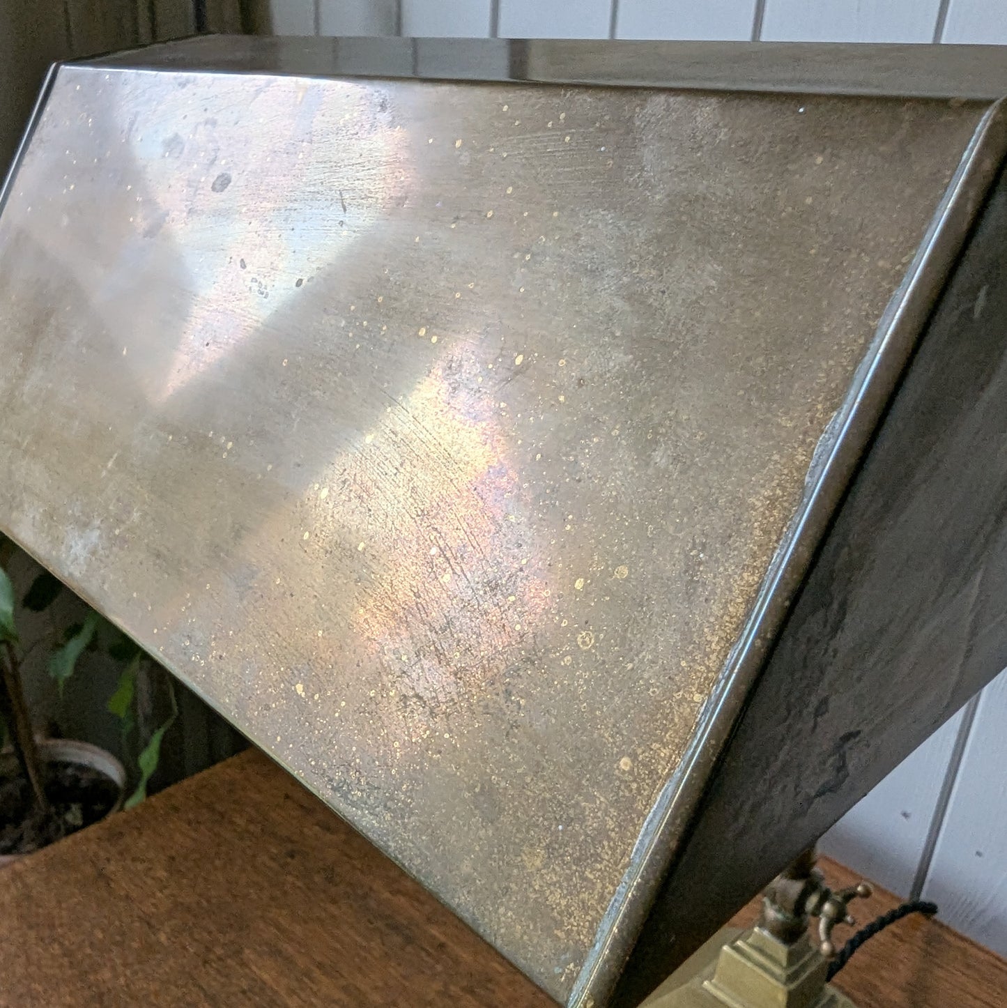Antique Brass Desk Lamp
