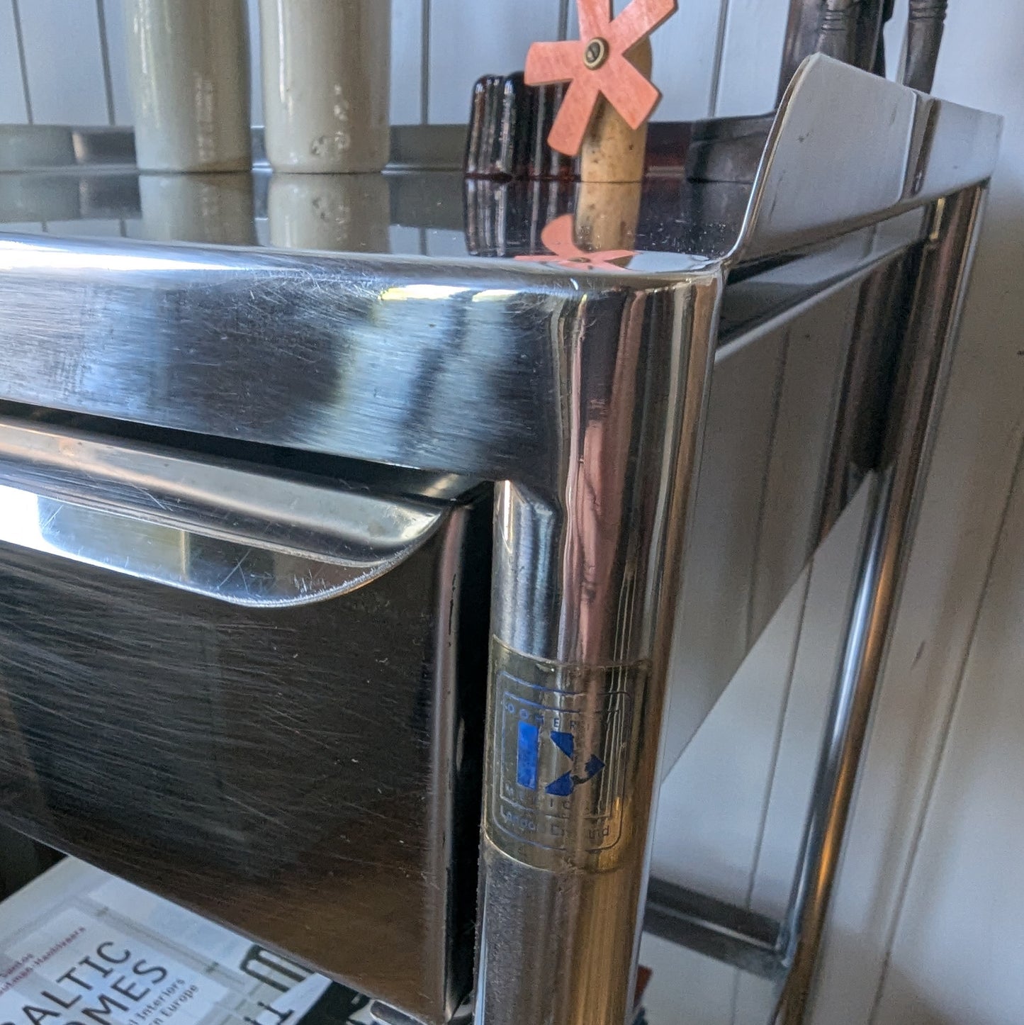 Mid Century Medical Trolley