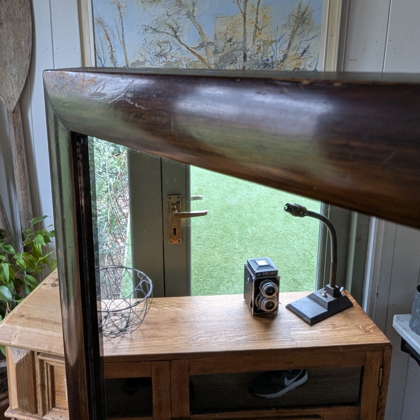 Antique Shaving Mirror.