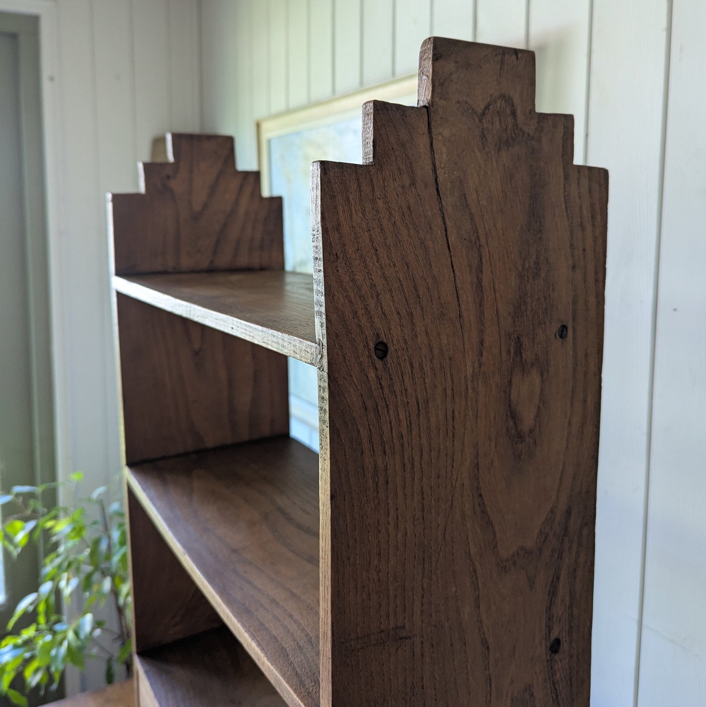 Small Oak Shelving Unit