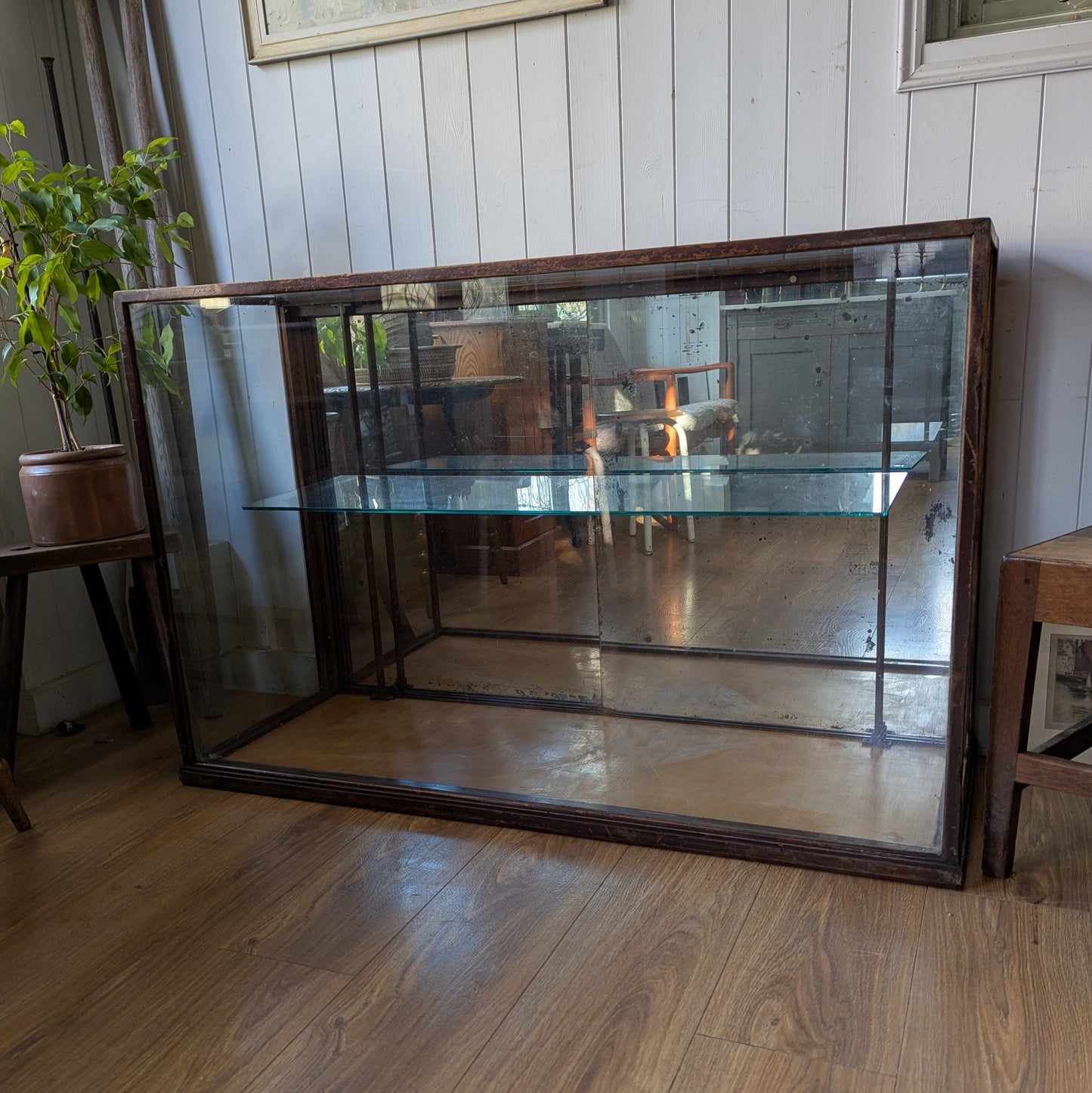 Antique Mirrored Display Unit