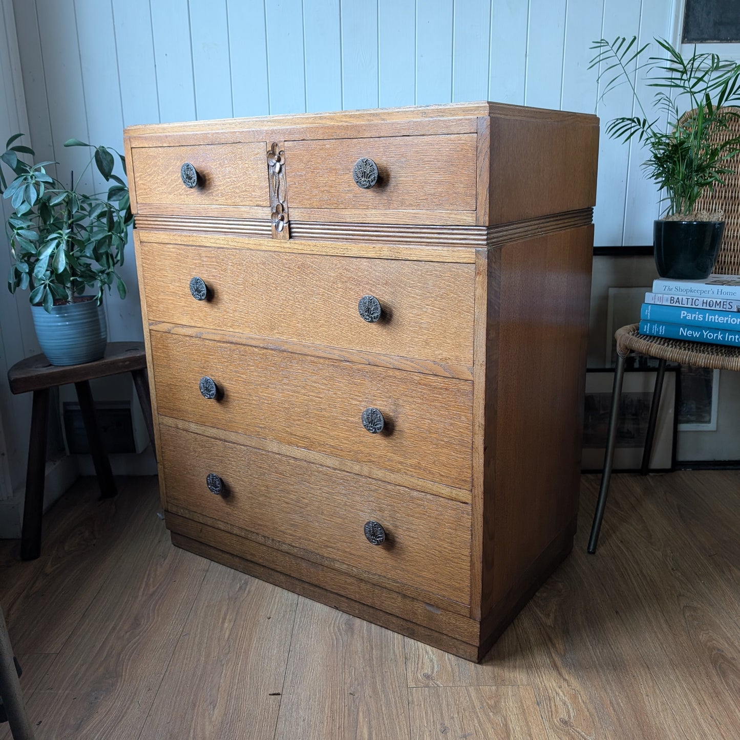 Art Deco Oak Chest of Drawers