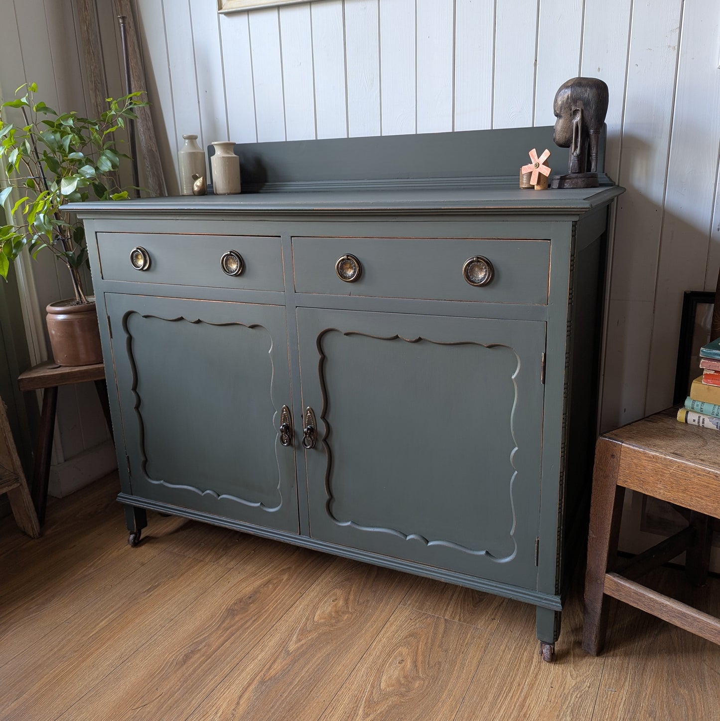 Painted Antique Cupboard