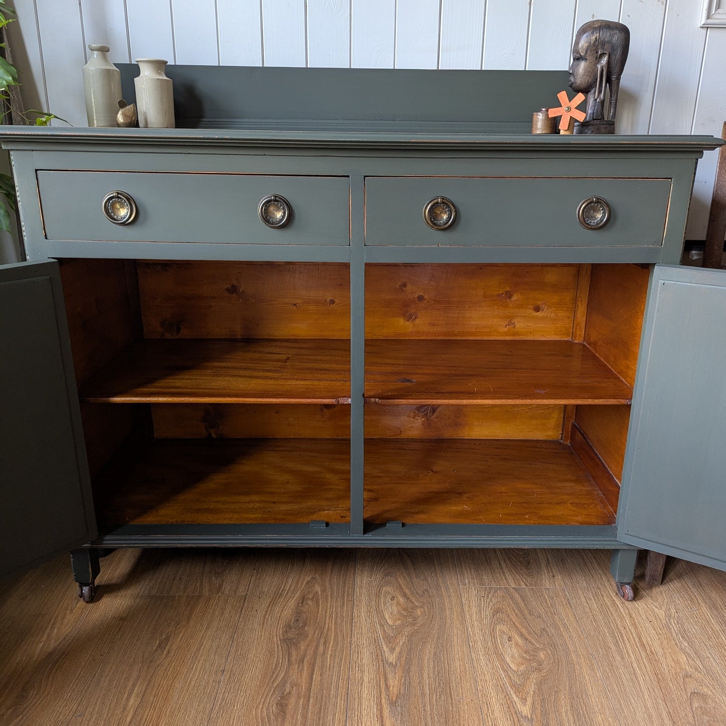 Painted Antique Cupboard