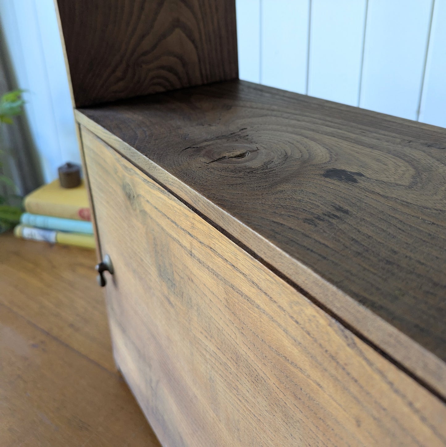 Small Oak Shelving Unit