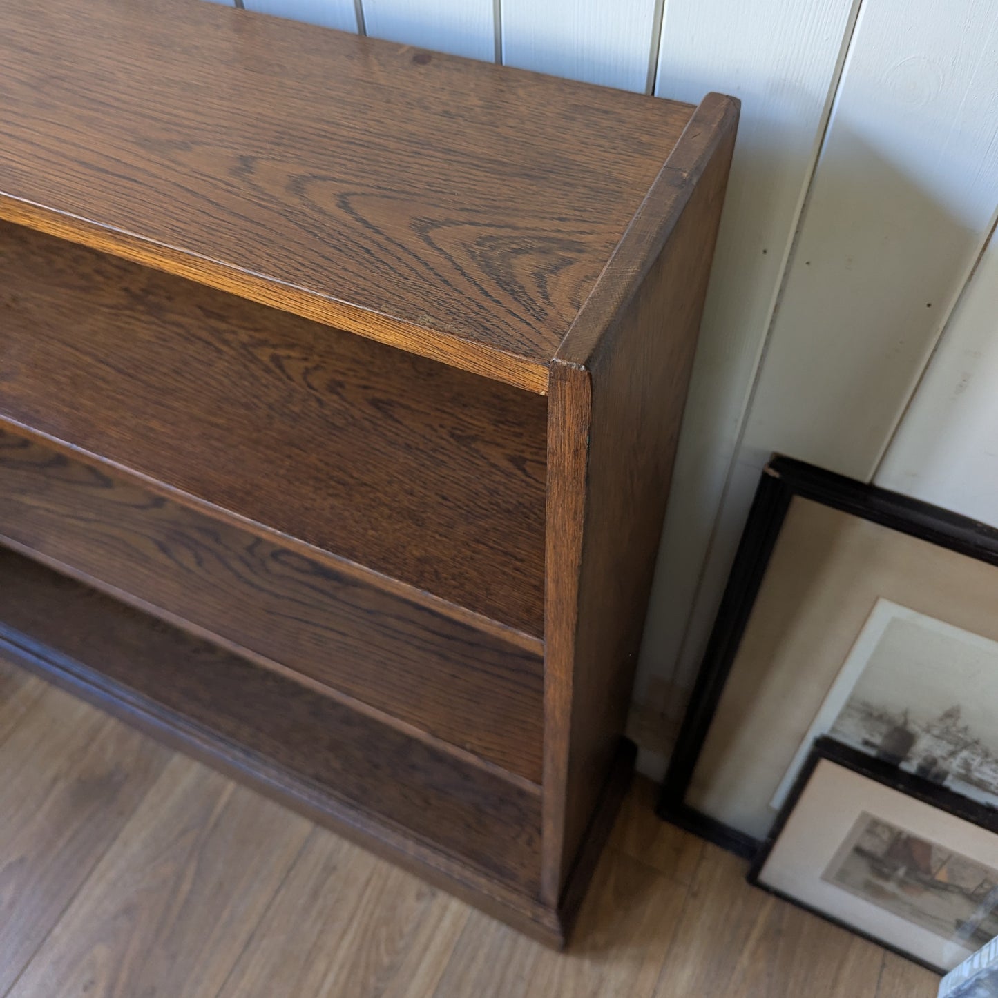 Small Vintage Oak Bookcase