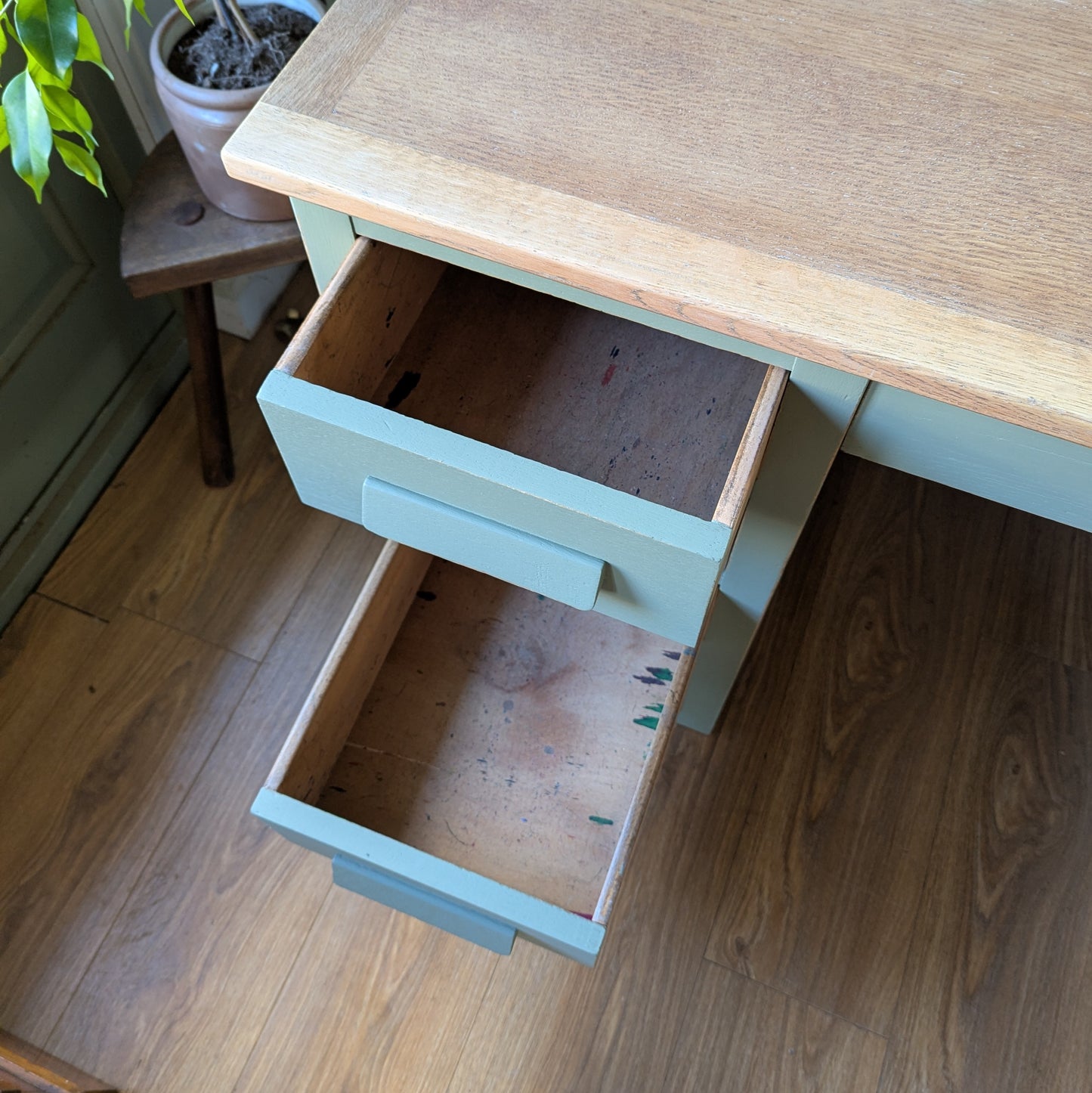Painted Vintage Desk