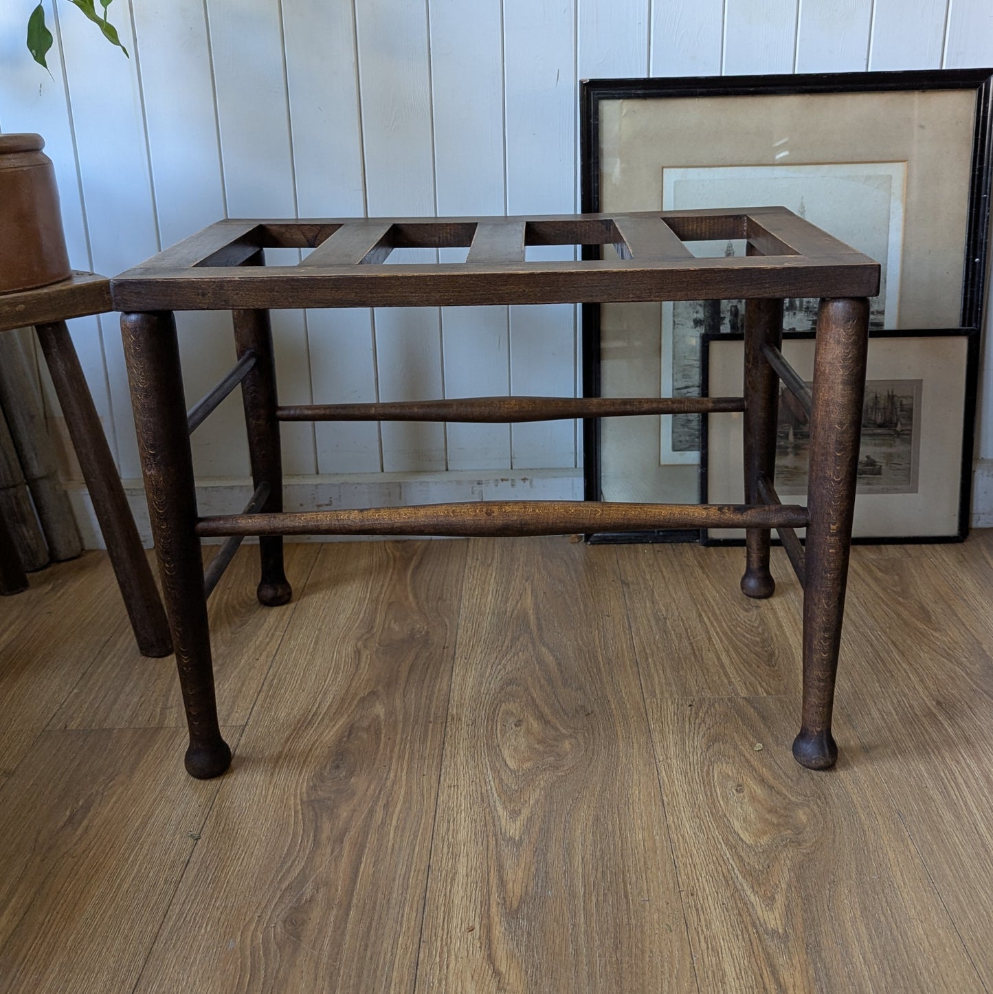 Antique Luggage Stand