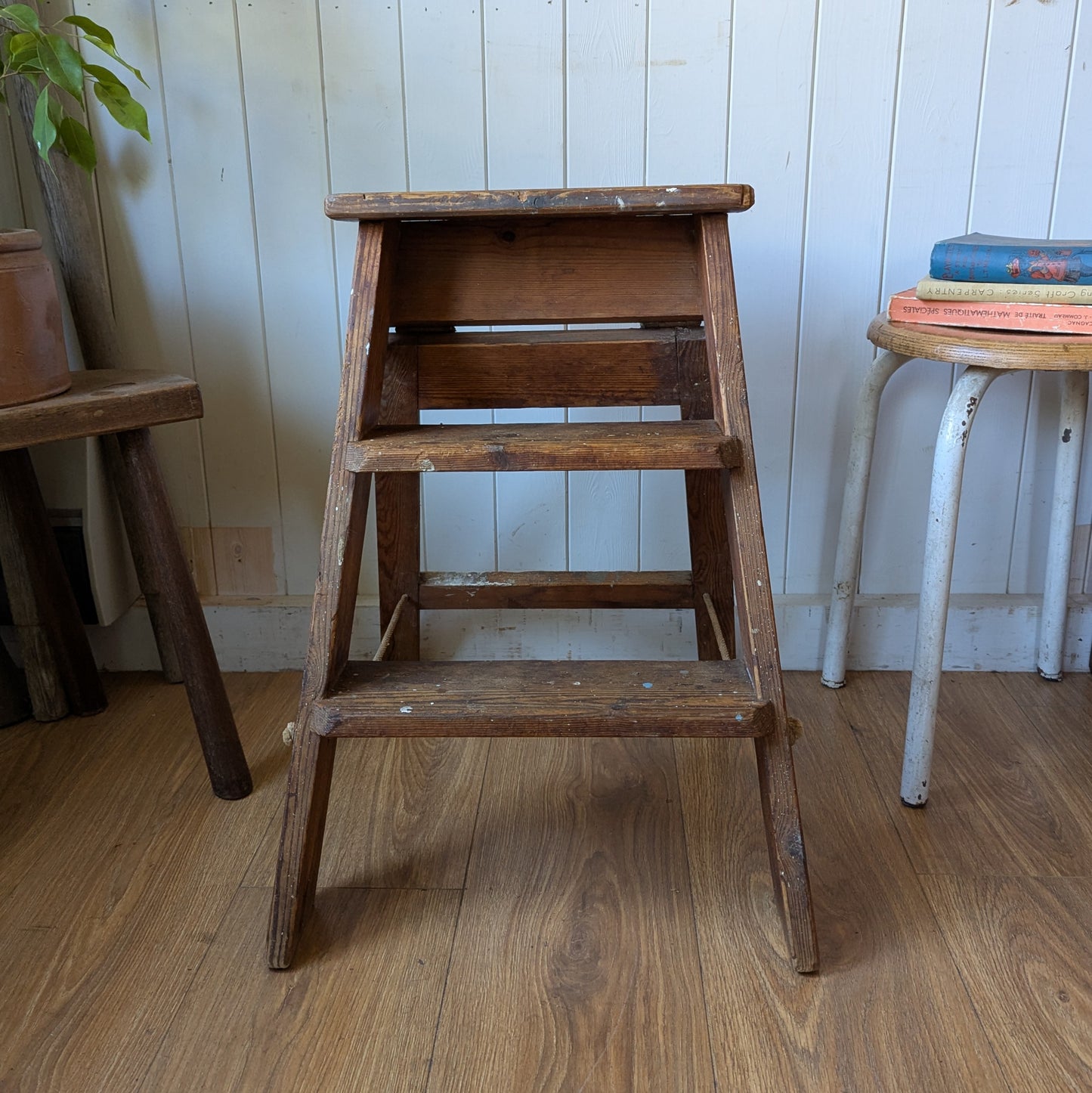 Small Antique Step Ladder