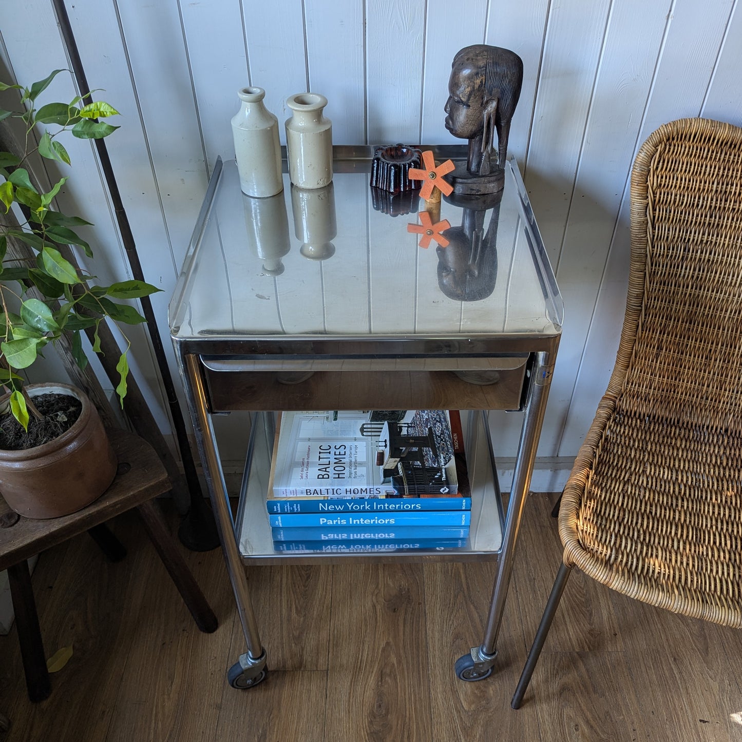Mid Century Medical Trolley