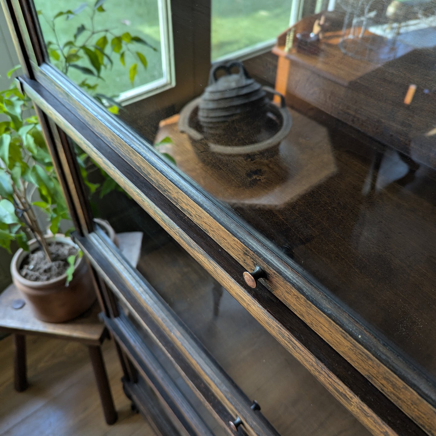 Pair of Antique Globe Wernicke Barristers Bookcases