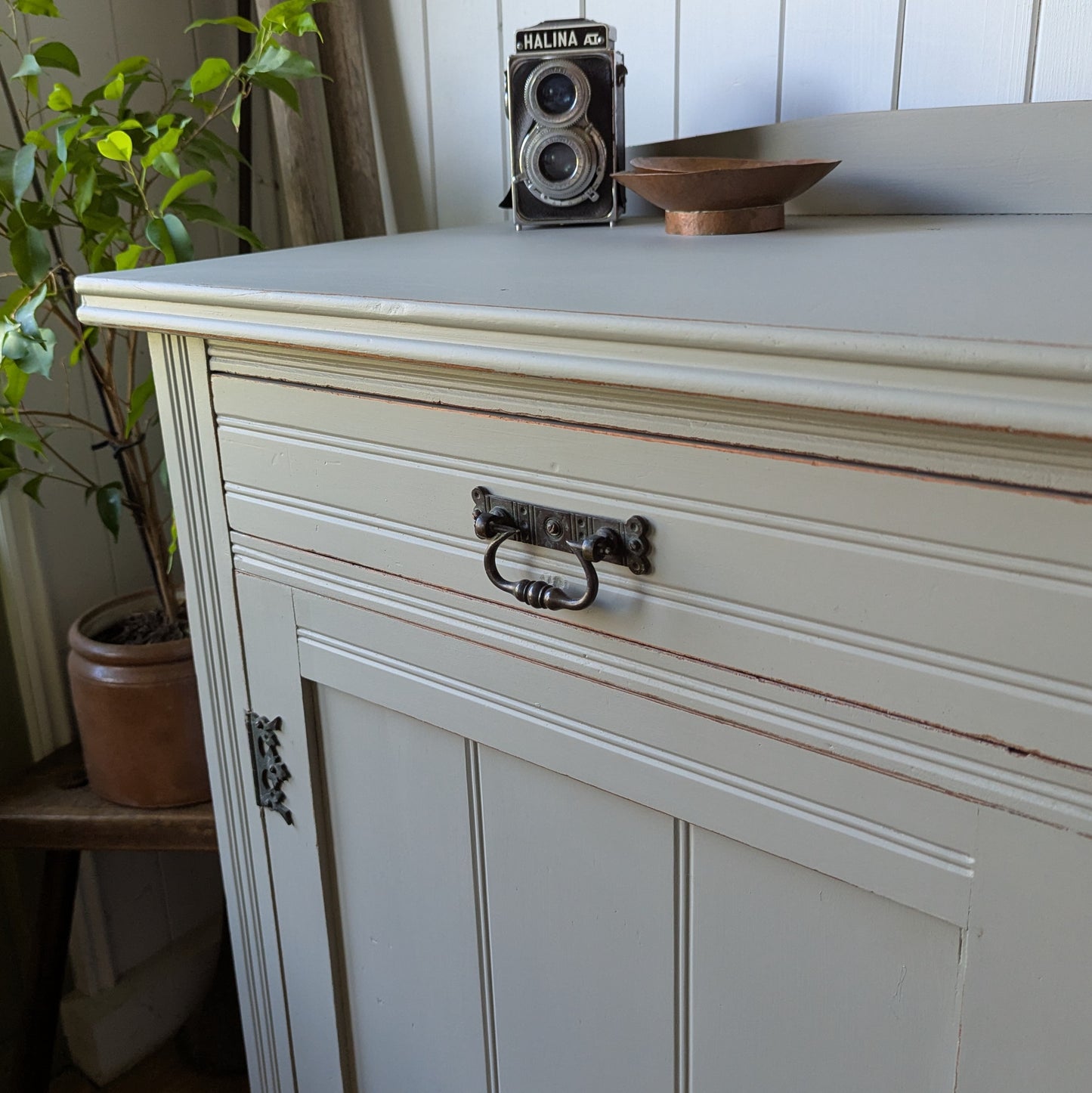 Painted Antique Cupboard