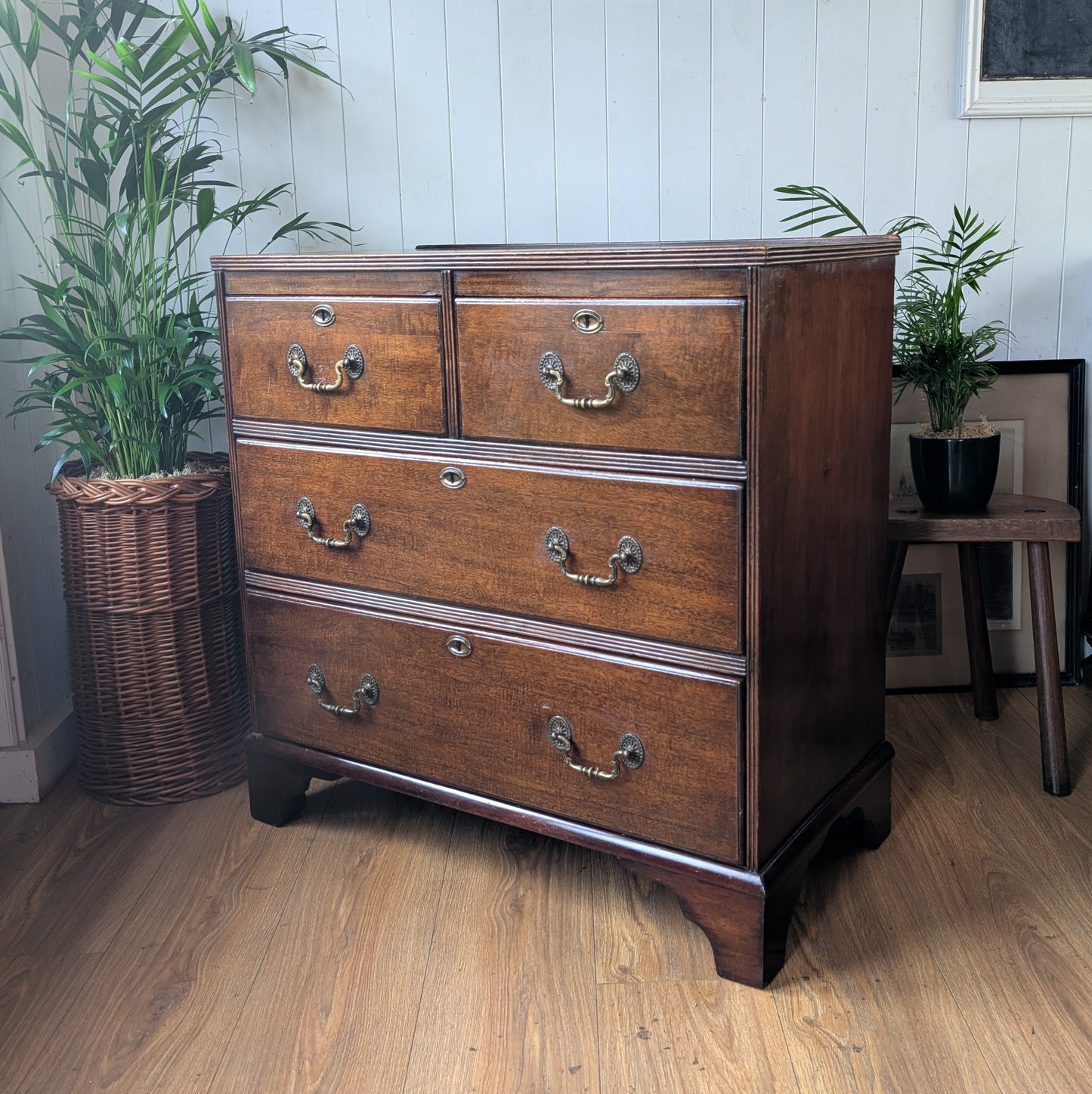 Small Georgian Oak Chest of Drawers