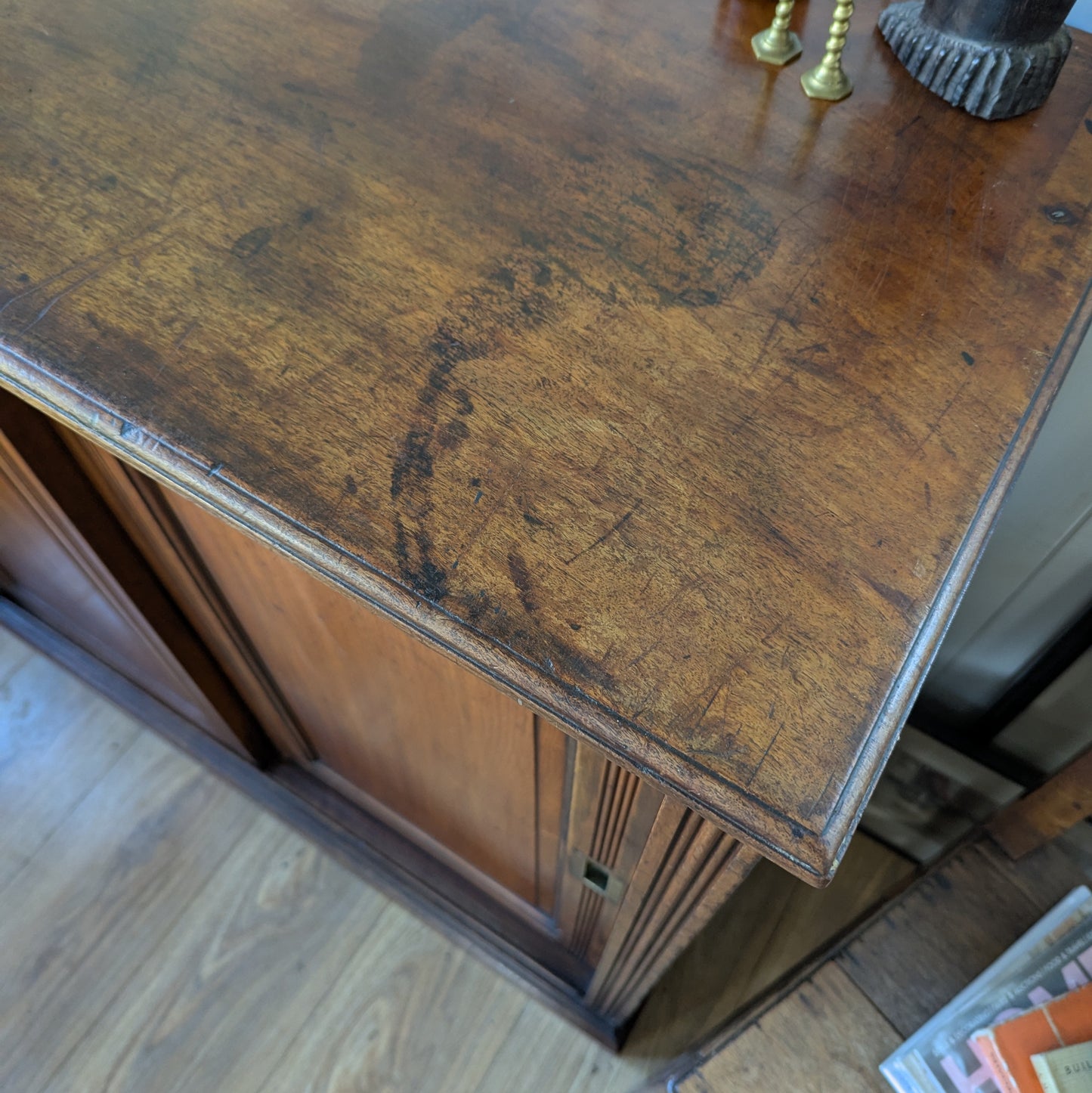 Victorian Cupboard with Sliding Doors
