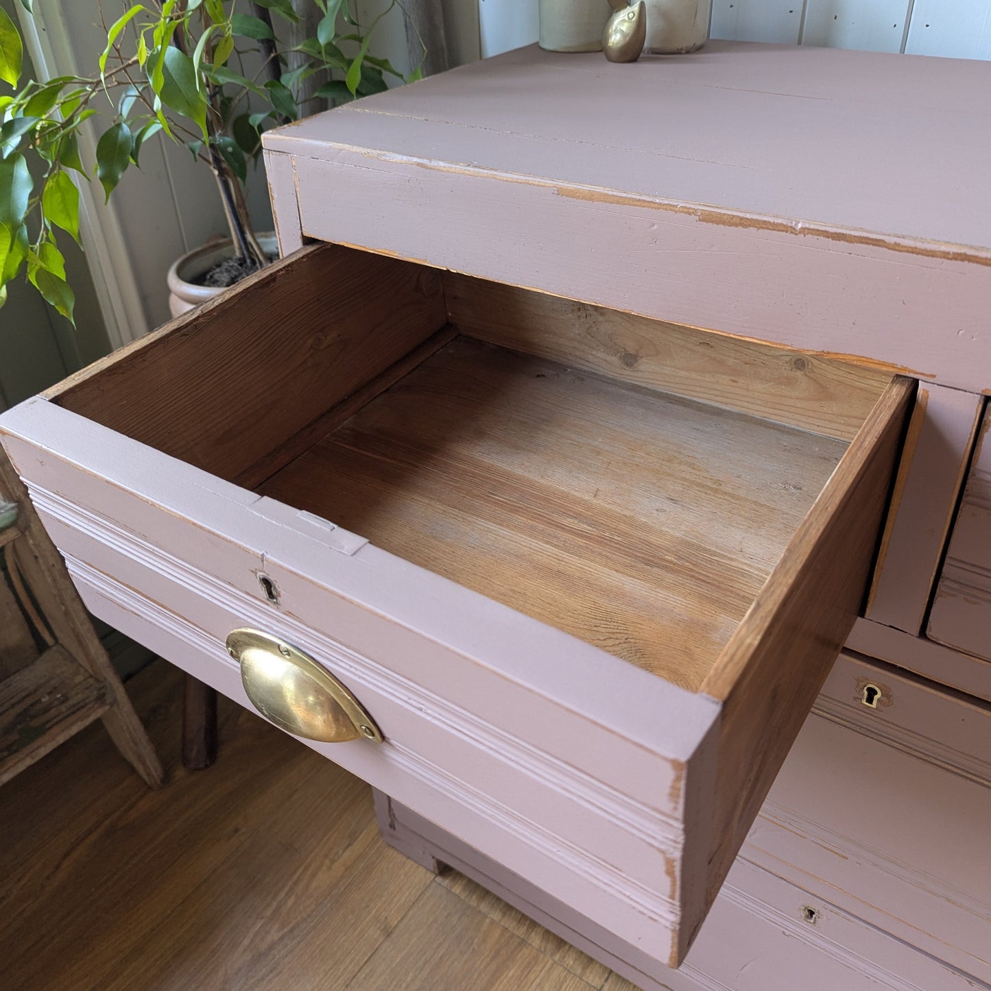 Small Painted Antique Chest of Drawers